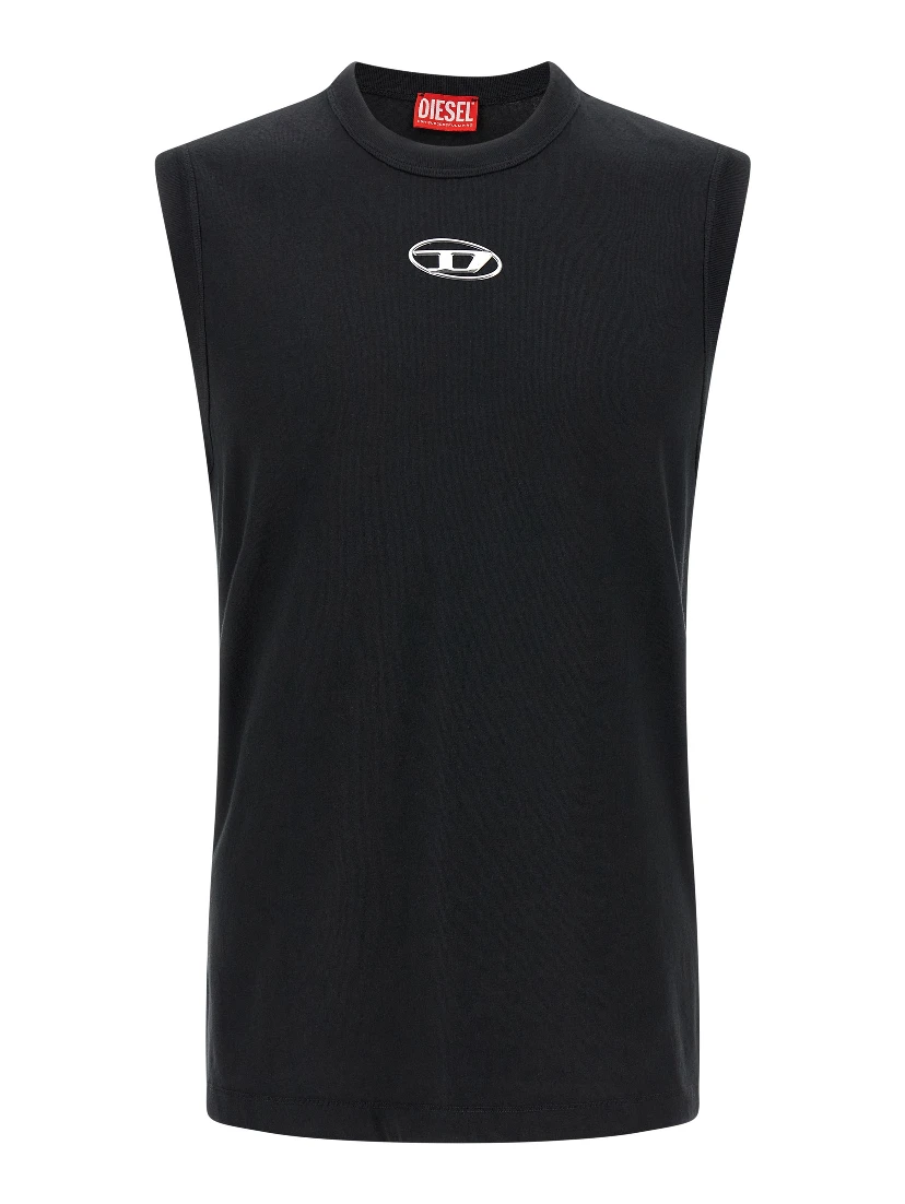 Black Cotton T-Shirt