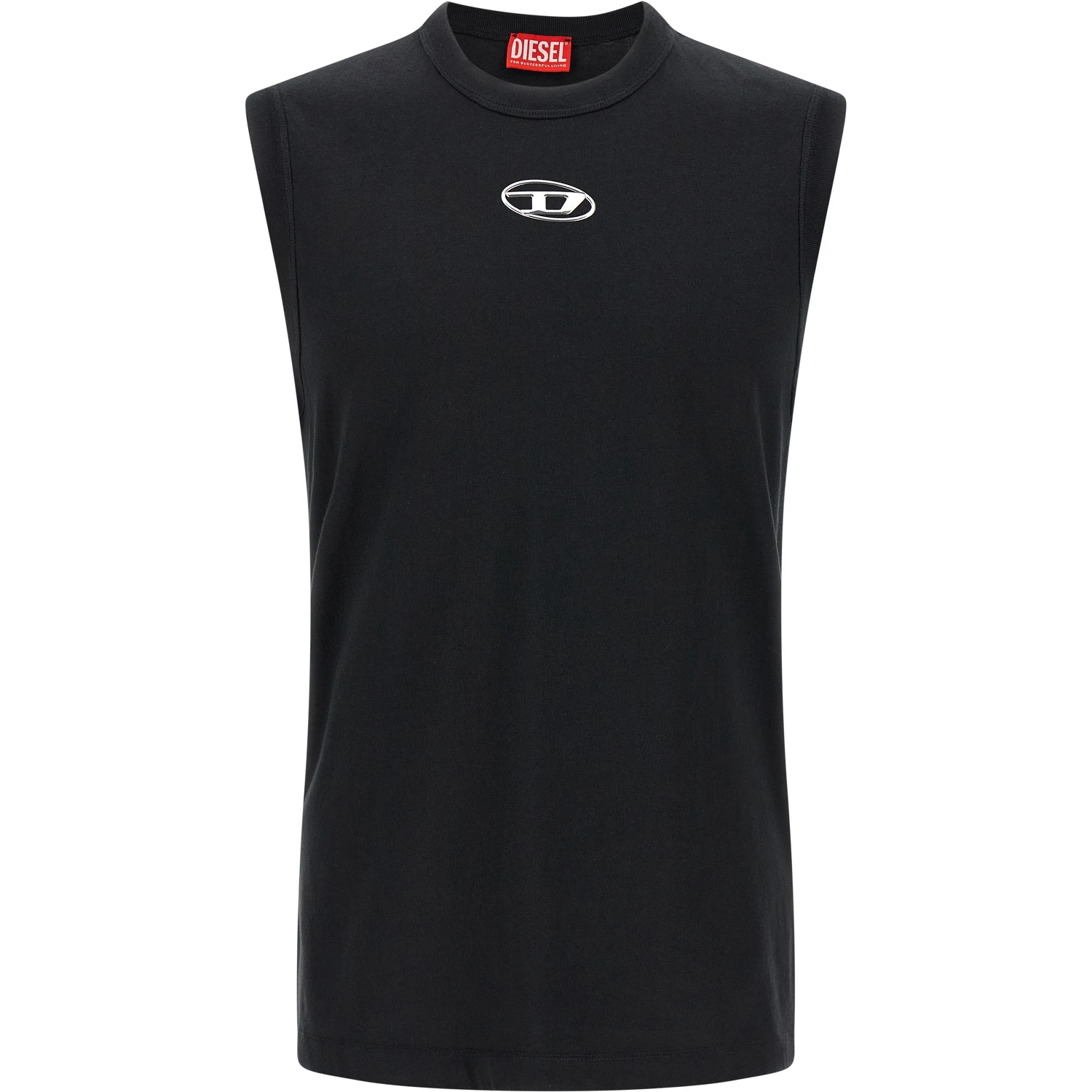 Black Cotton T-Shirt