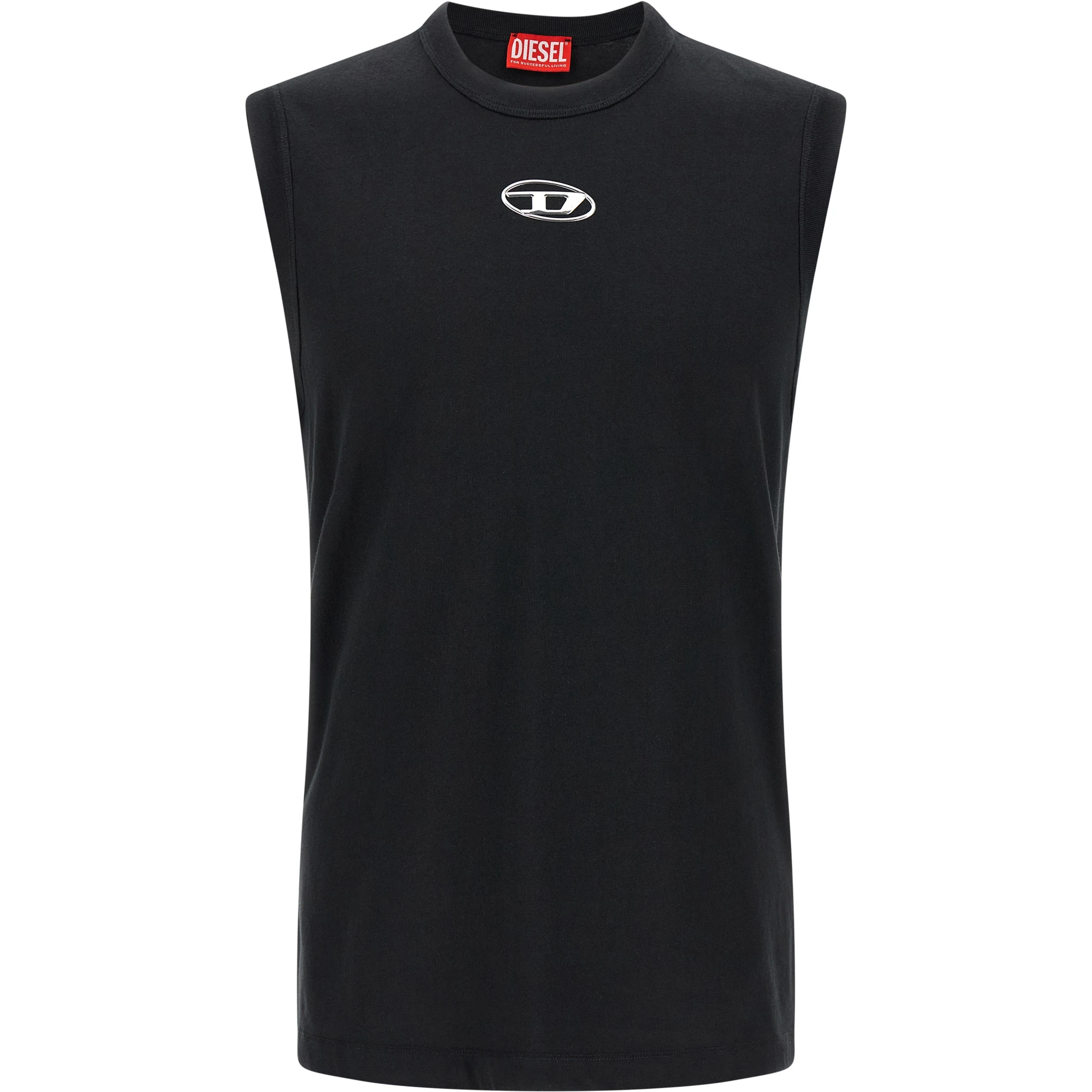 Black Cotton T-Shirt