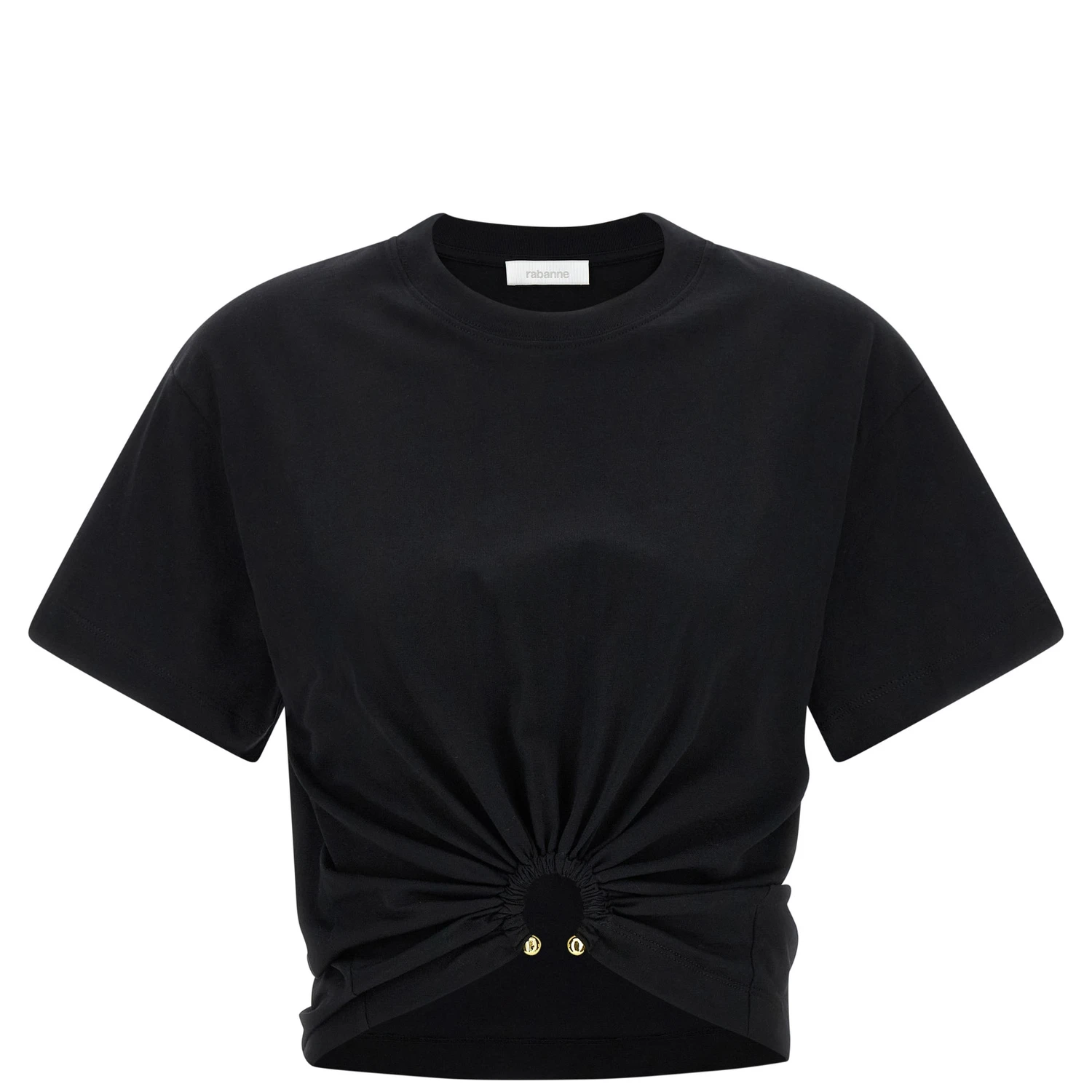 Black Cotton T-Shirt
