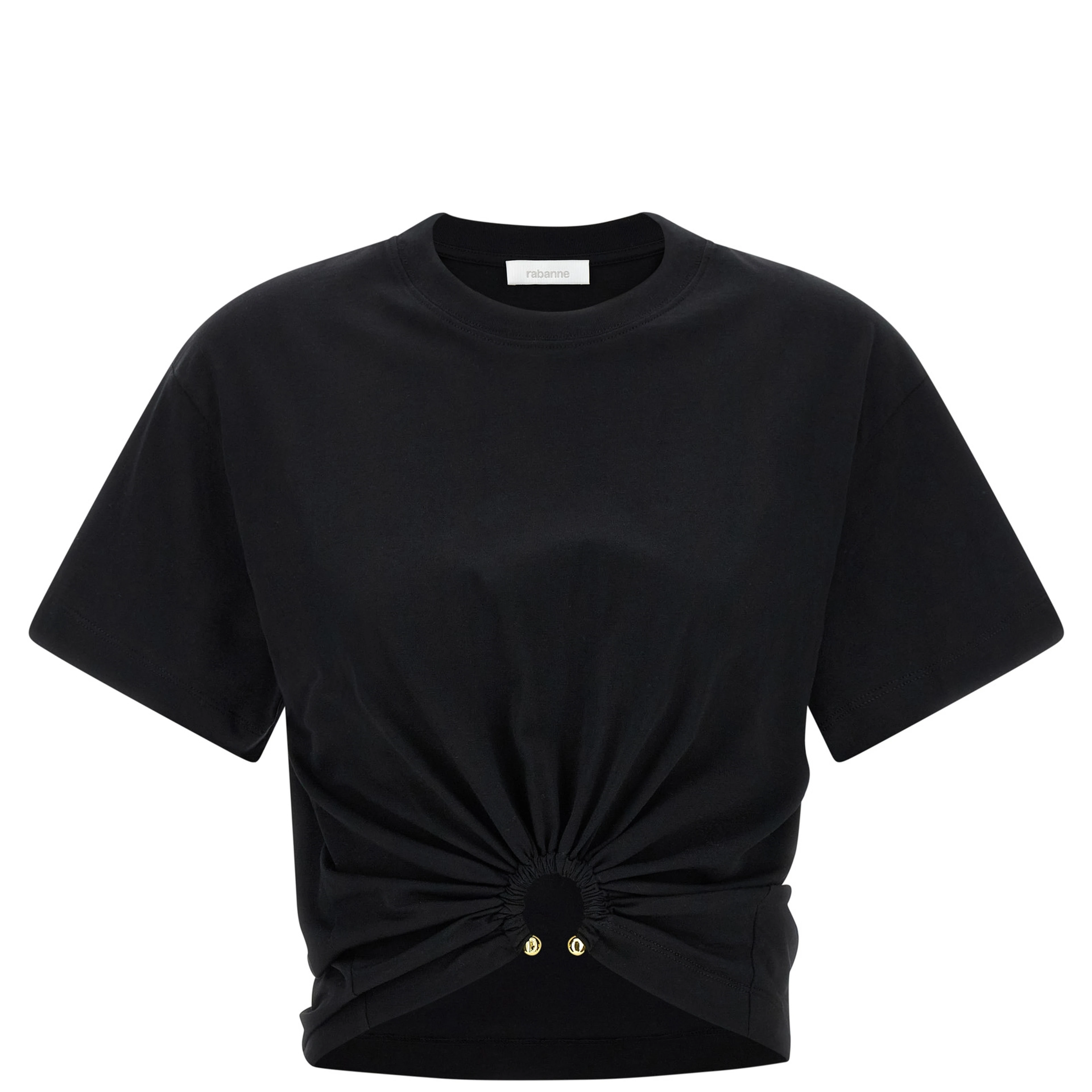 Black Cotton T-Shirt