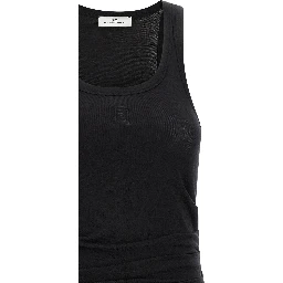 Black Lycra Midi Dress