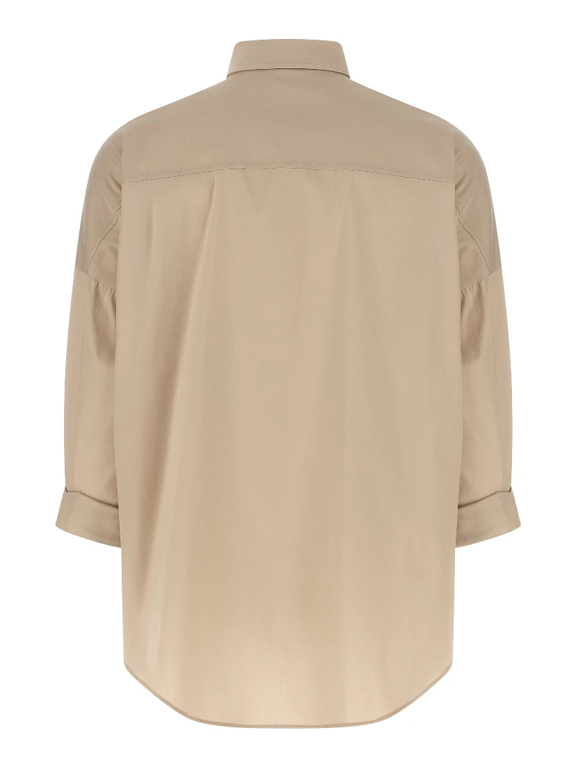 Beige Cotton Blouse