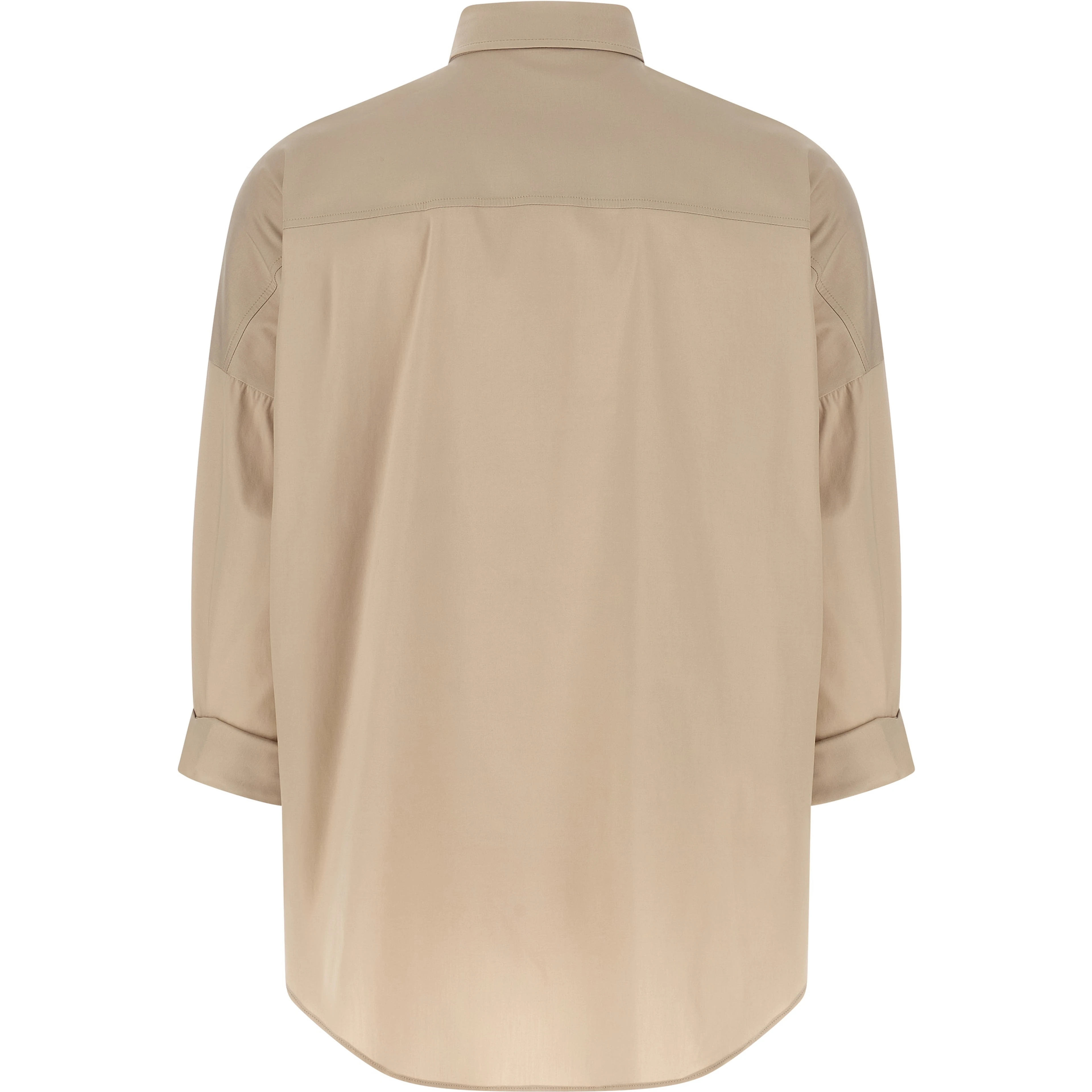 Beige Cotton Blouse