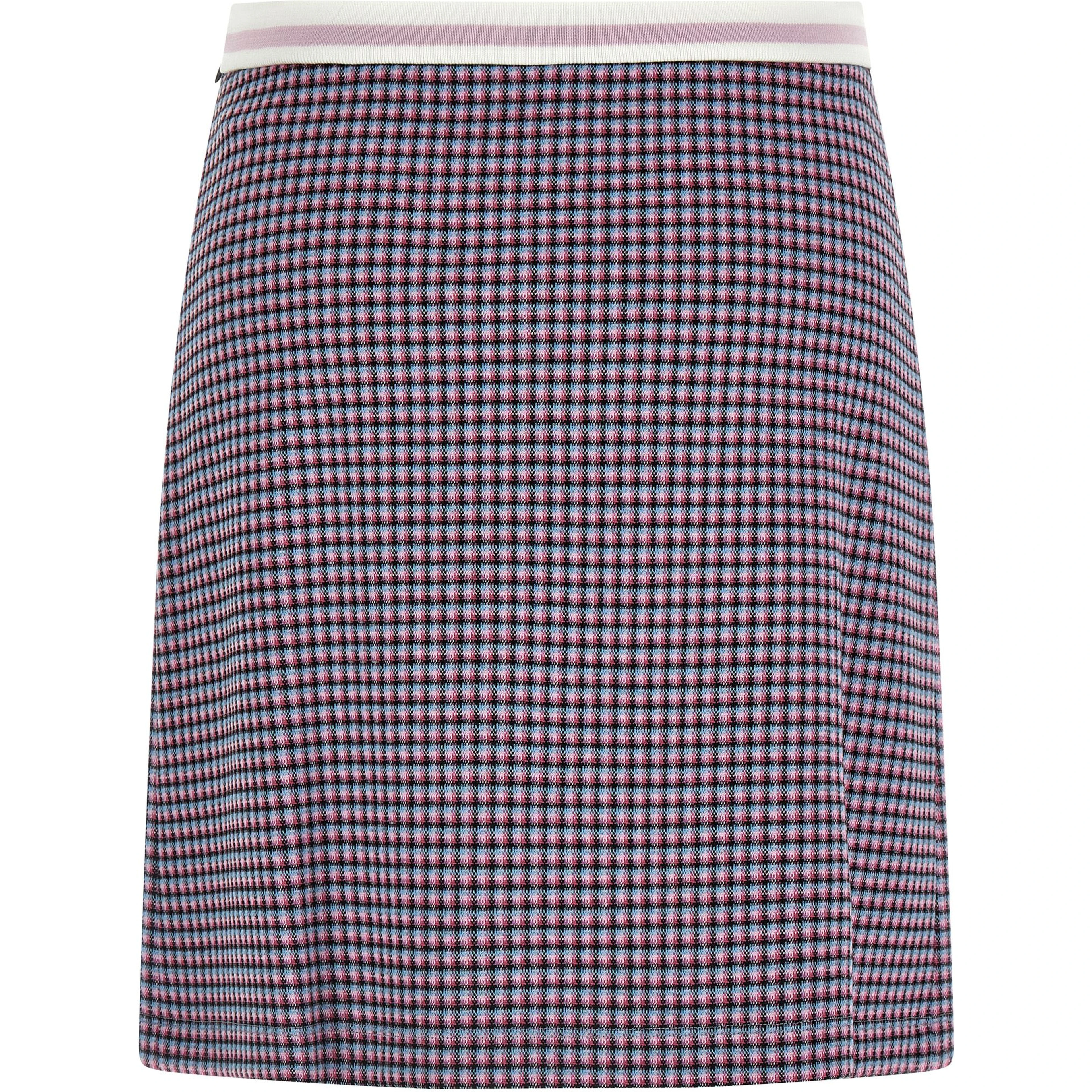 Purple Viscose Long Skirt