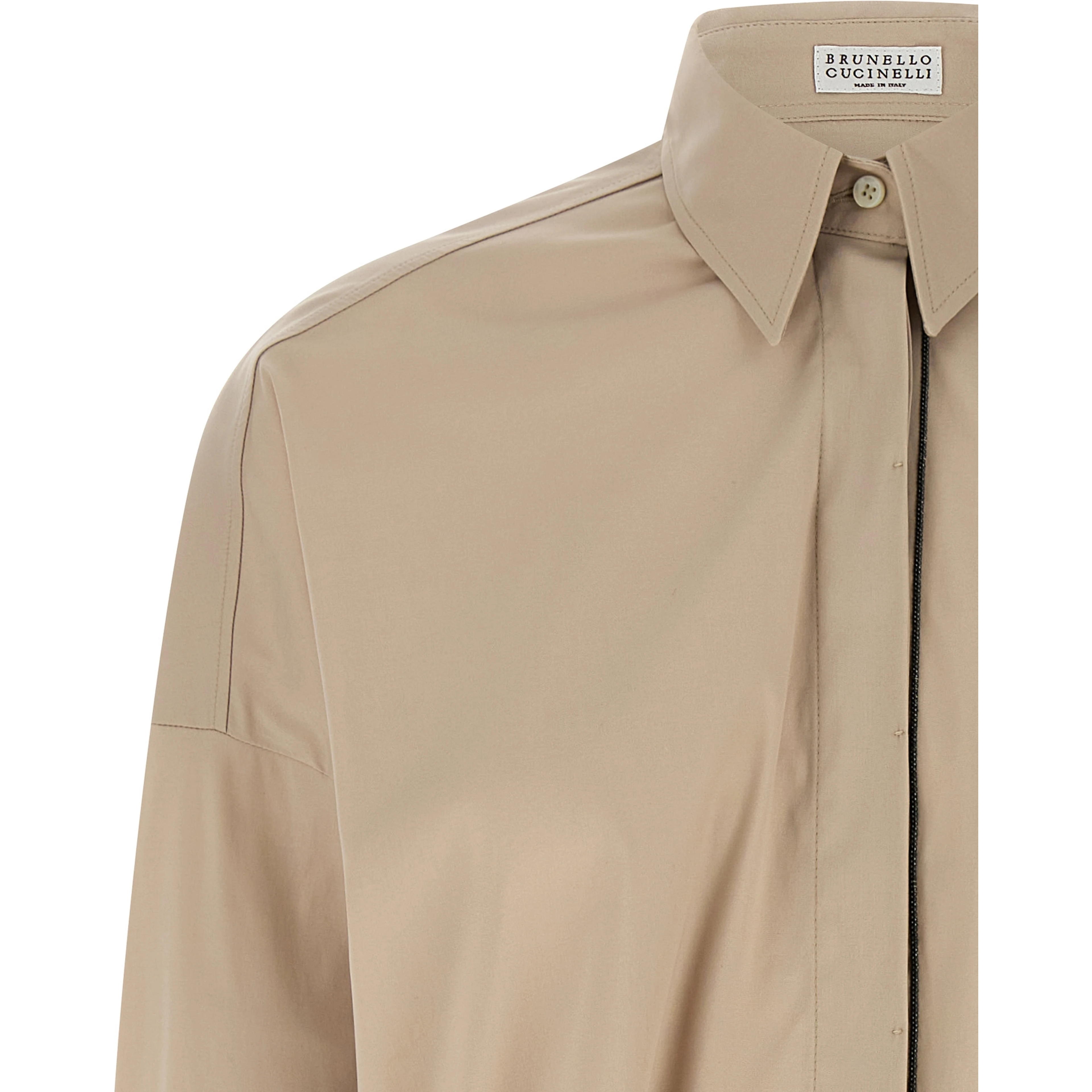Beige Cotton Blouse