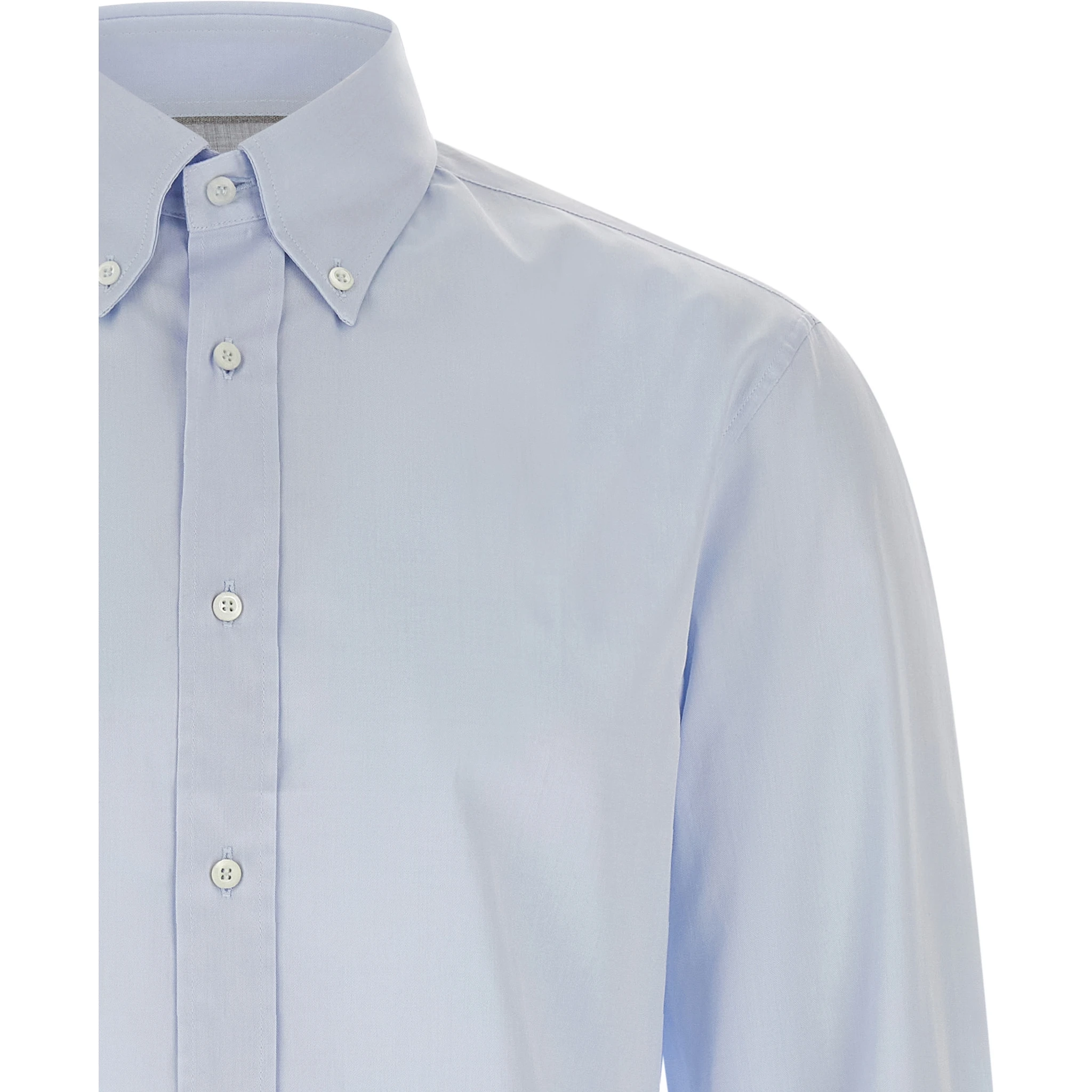 Blue Cotton Blouse
