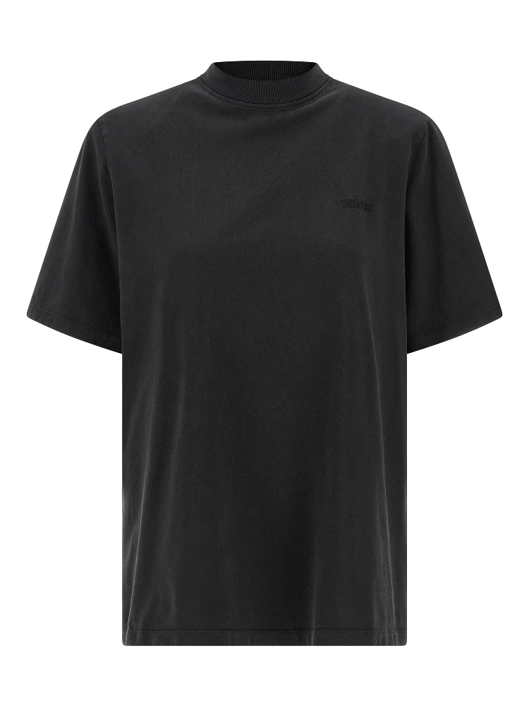 Black Cotton T-Shirt