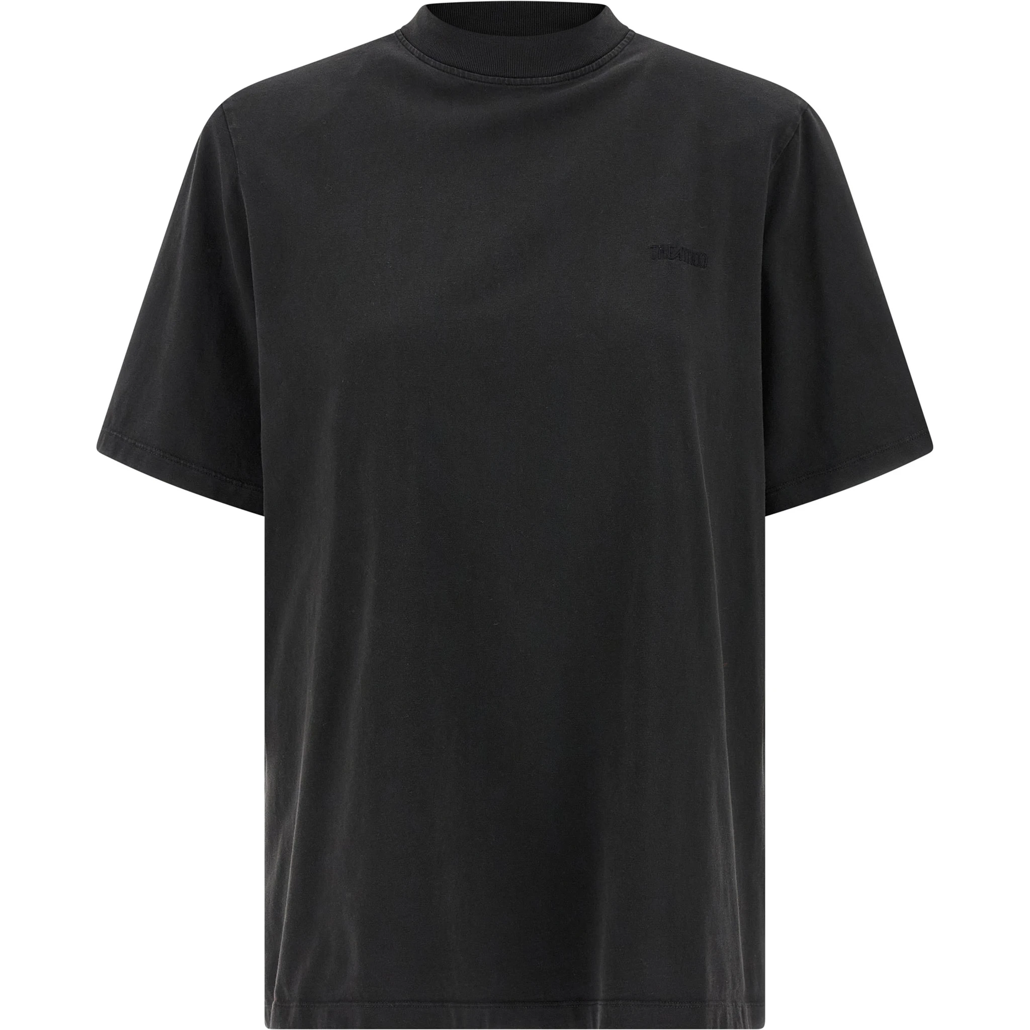 Black Cotton T-Shirt