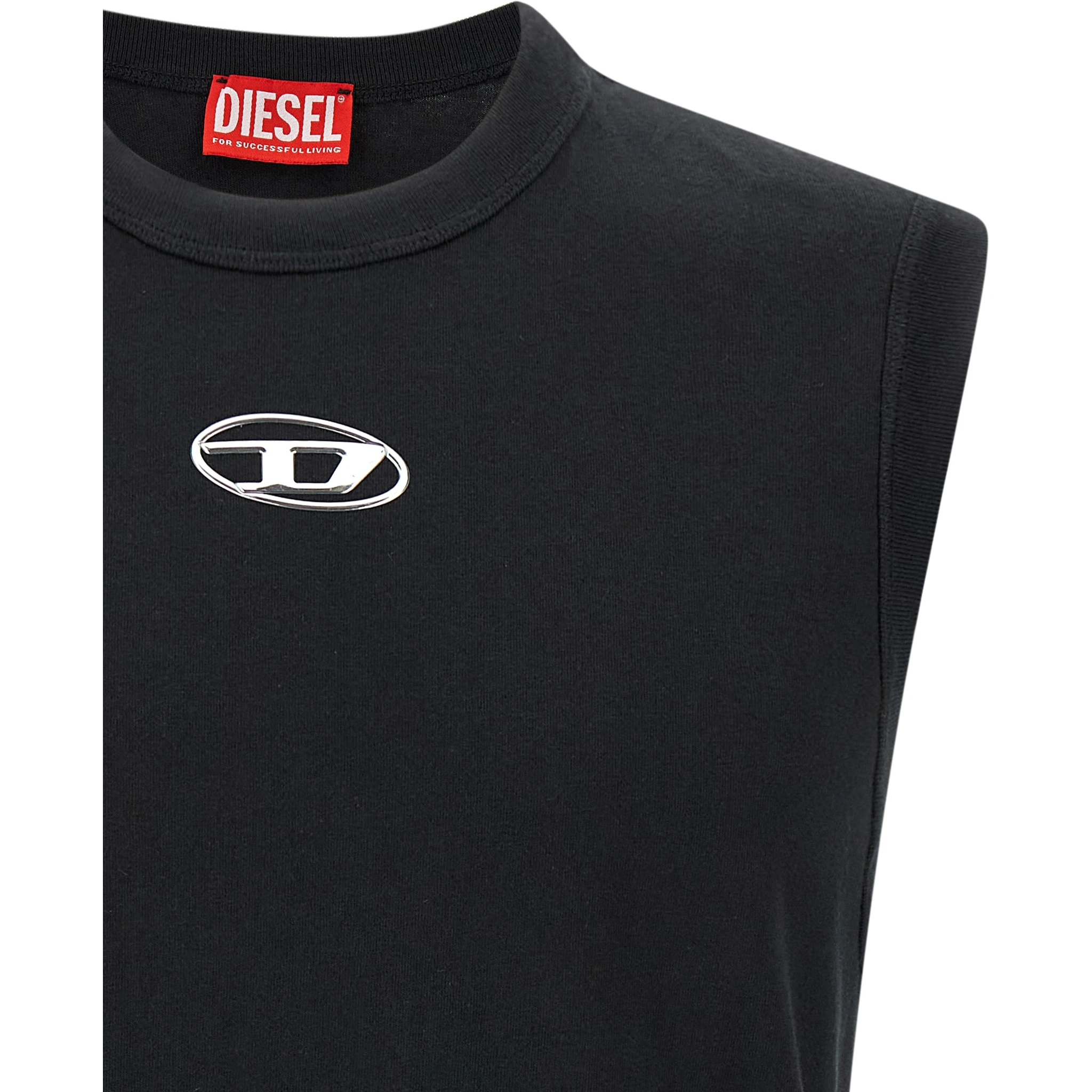 Black Cotton T-Shirt