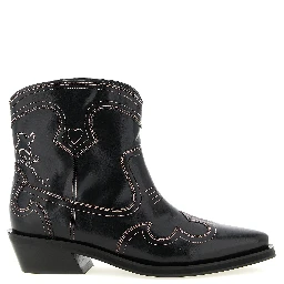 Black Polyethylene Chelsea Boots