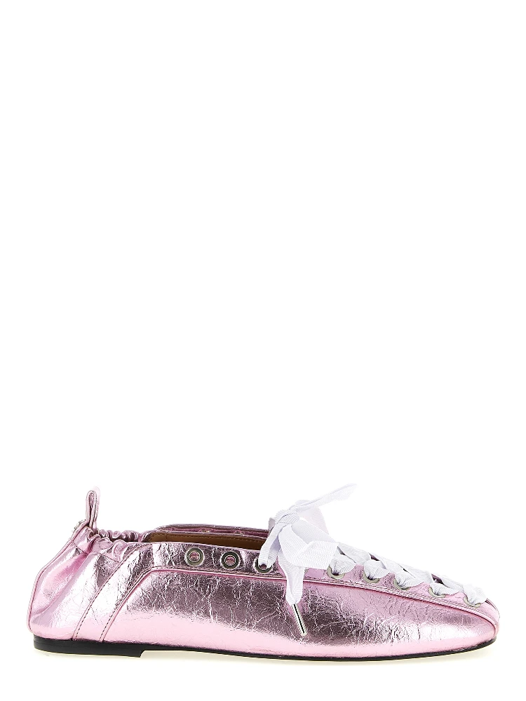 Multicolor Polyethylene Ballet Flats