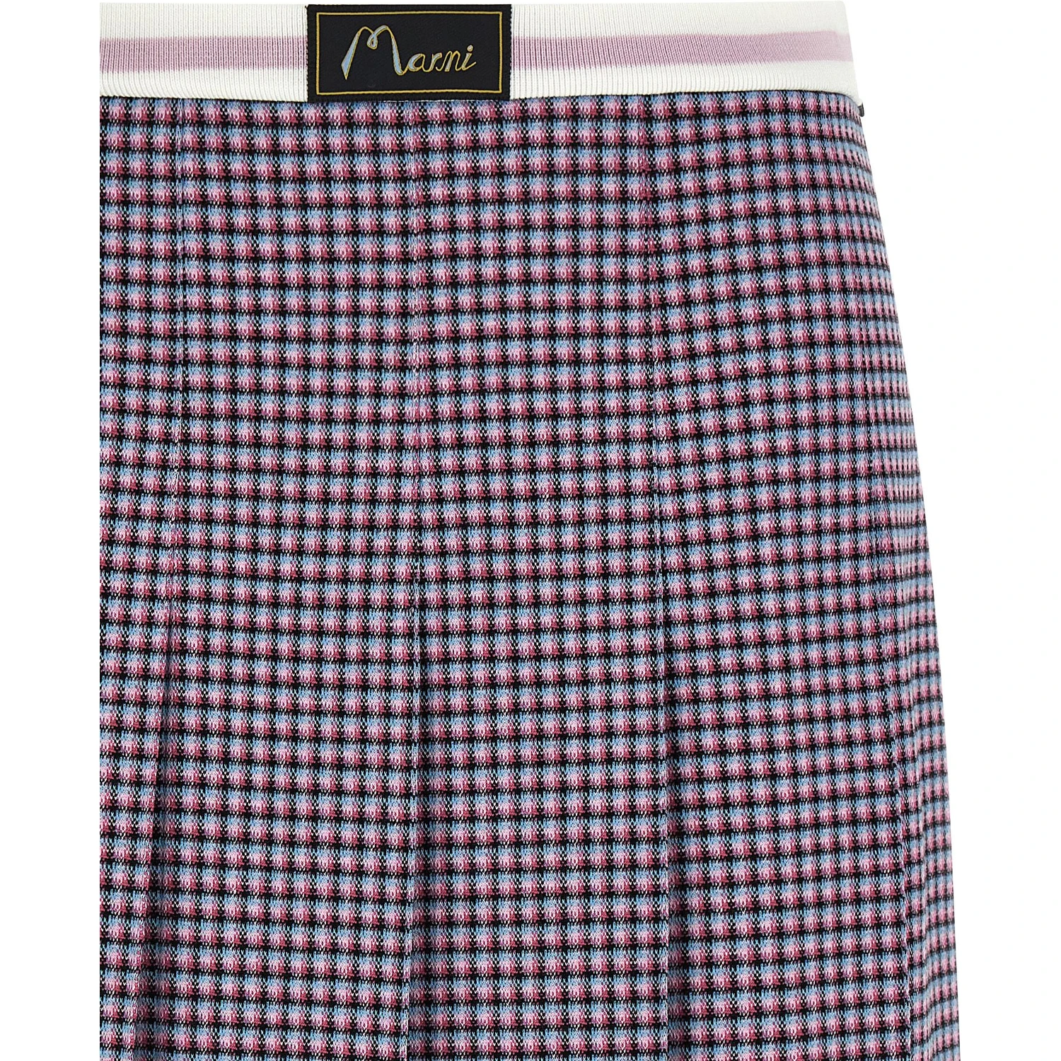 Purple Viscose Long Skirt