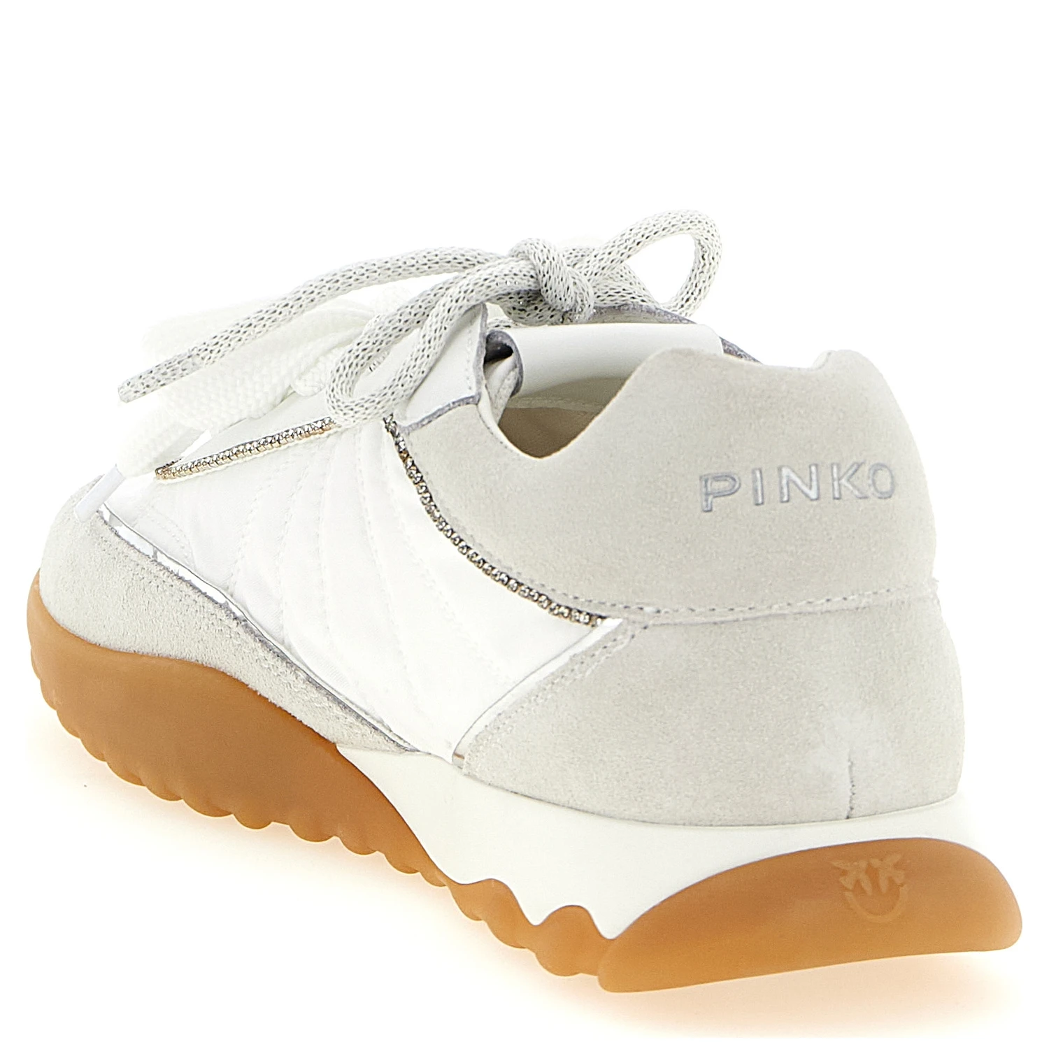 White Calfskin Athletic Sneakers