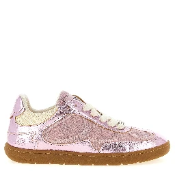 Multicolor Polyethylene Low Top Sneakers