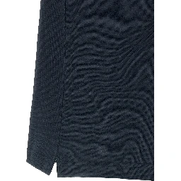 Blue Cotton Polo Shirt