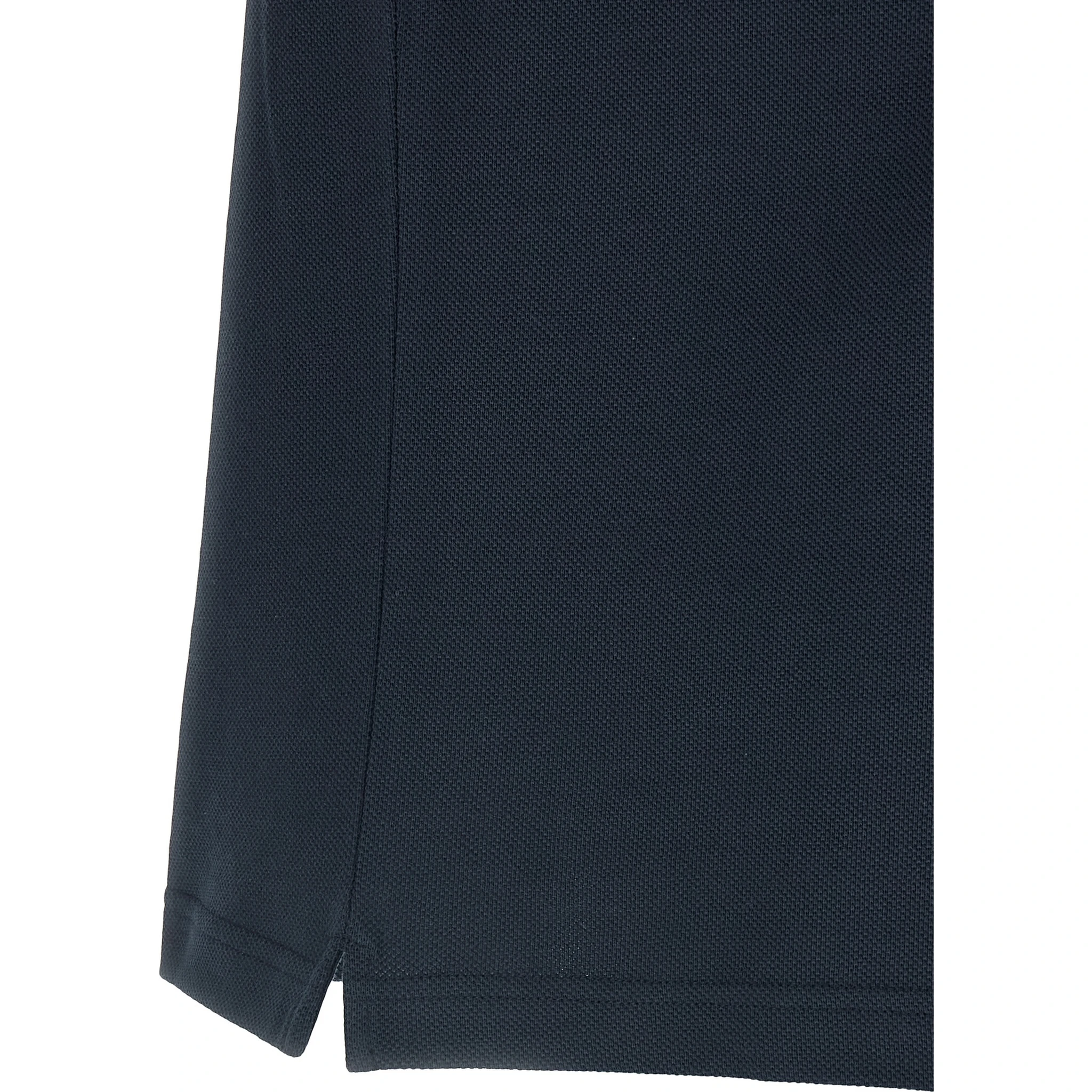 Blue Cotton Polo Shirt