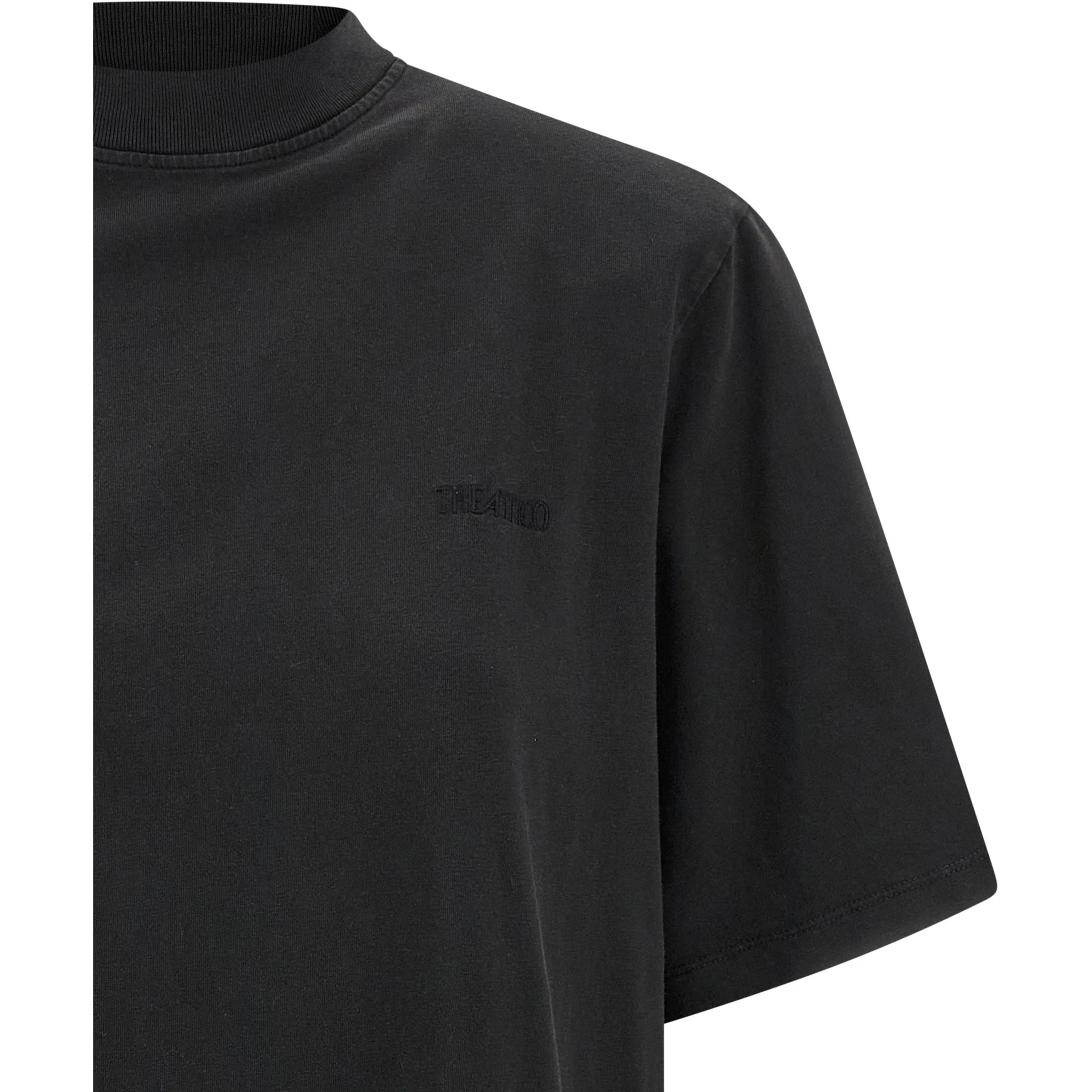 Black Cotton T-Shirt