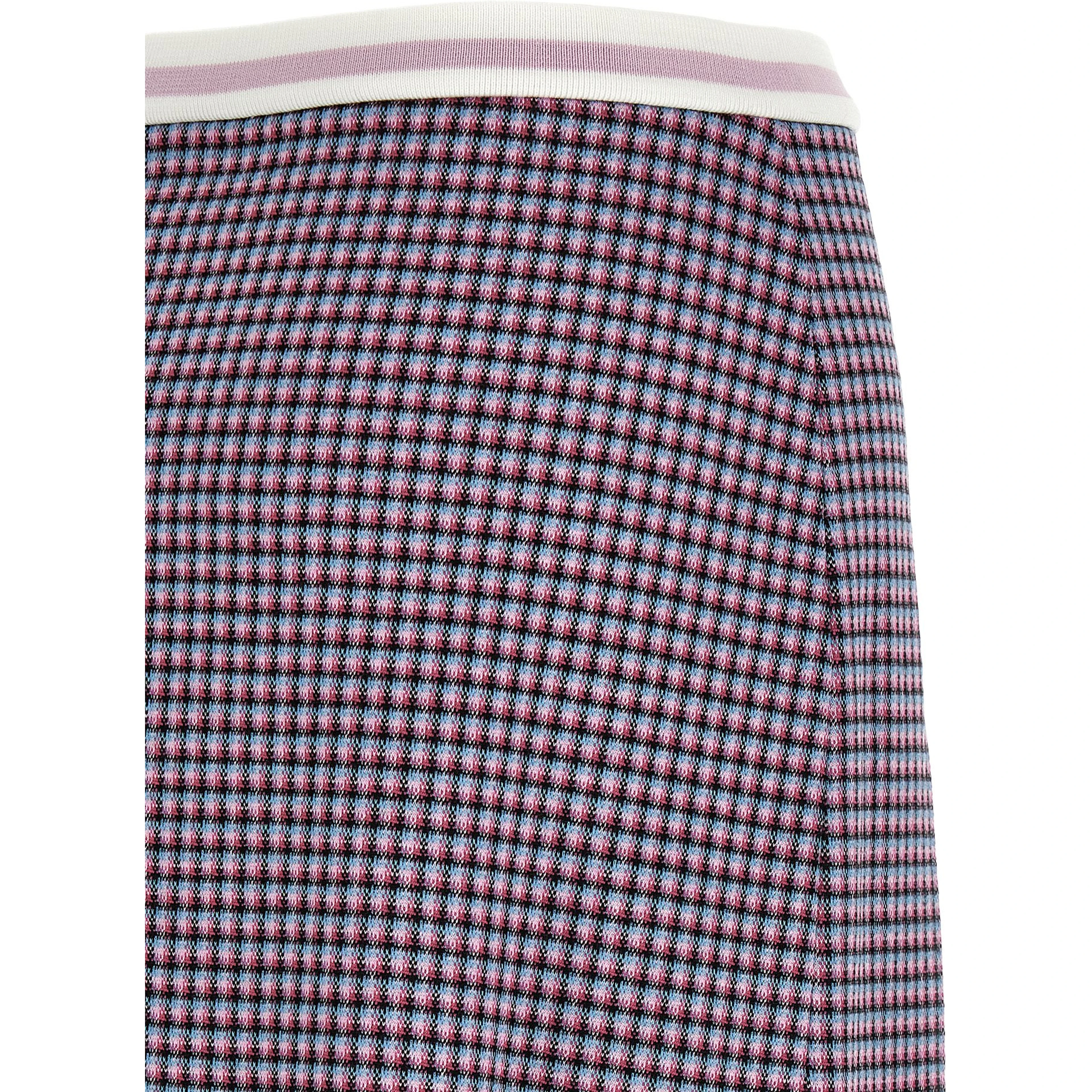 Purple Viscose Long Skirt