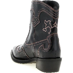 Black Polyethylene Chelsea Boots
