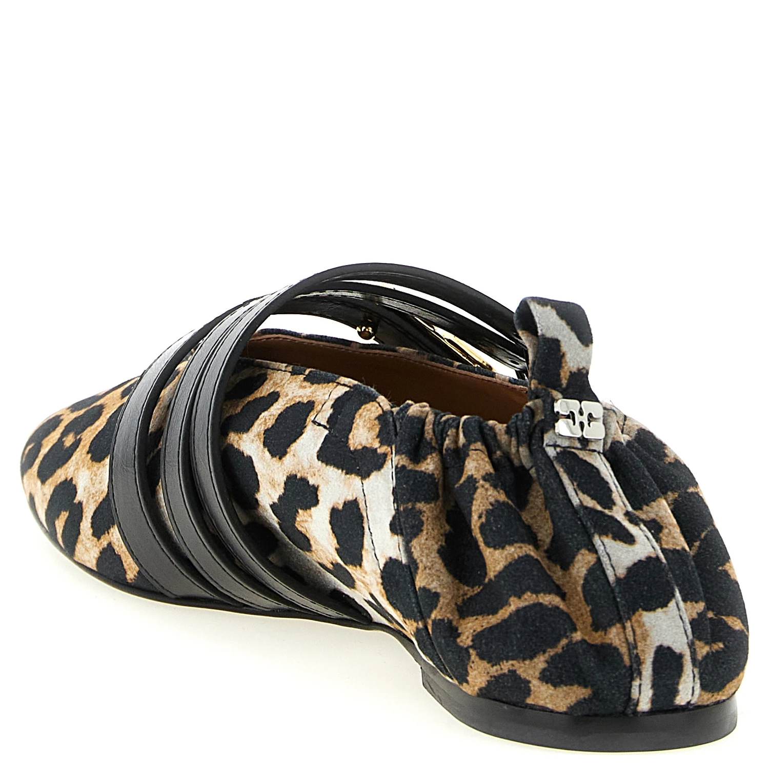 Multicolor Cotton Ballet Flats