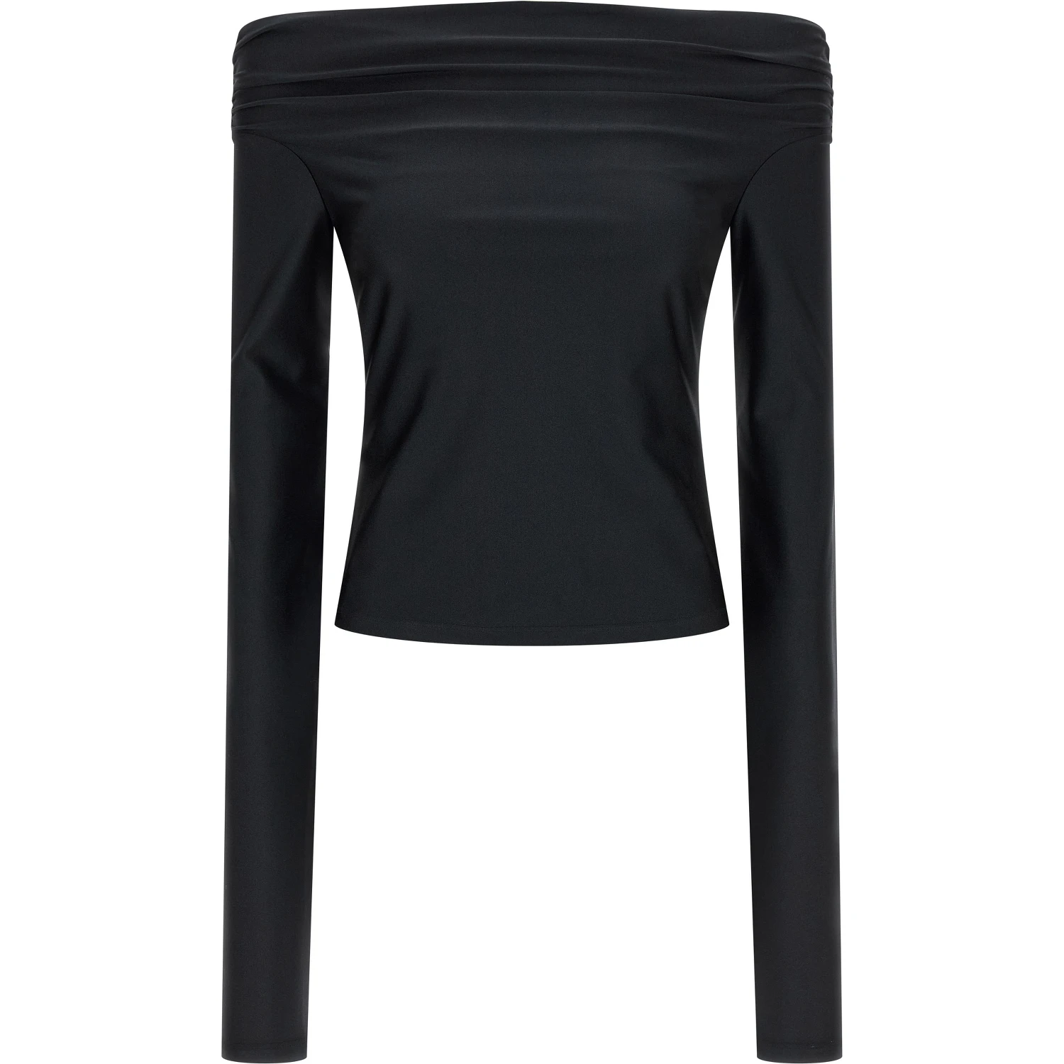 Black Polyamide Tank Tops