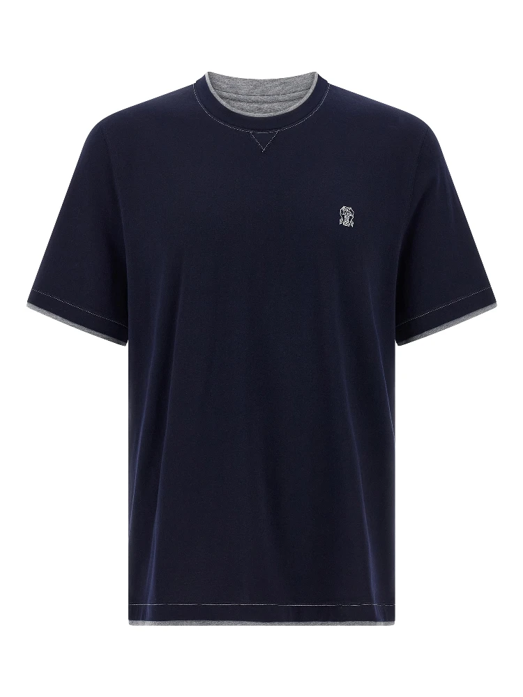 Blue Cotton T-Shirt