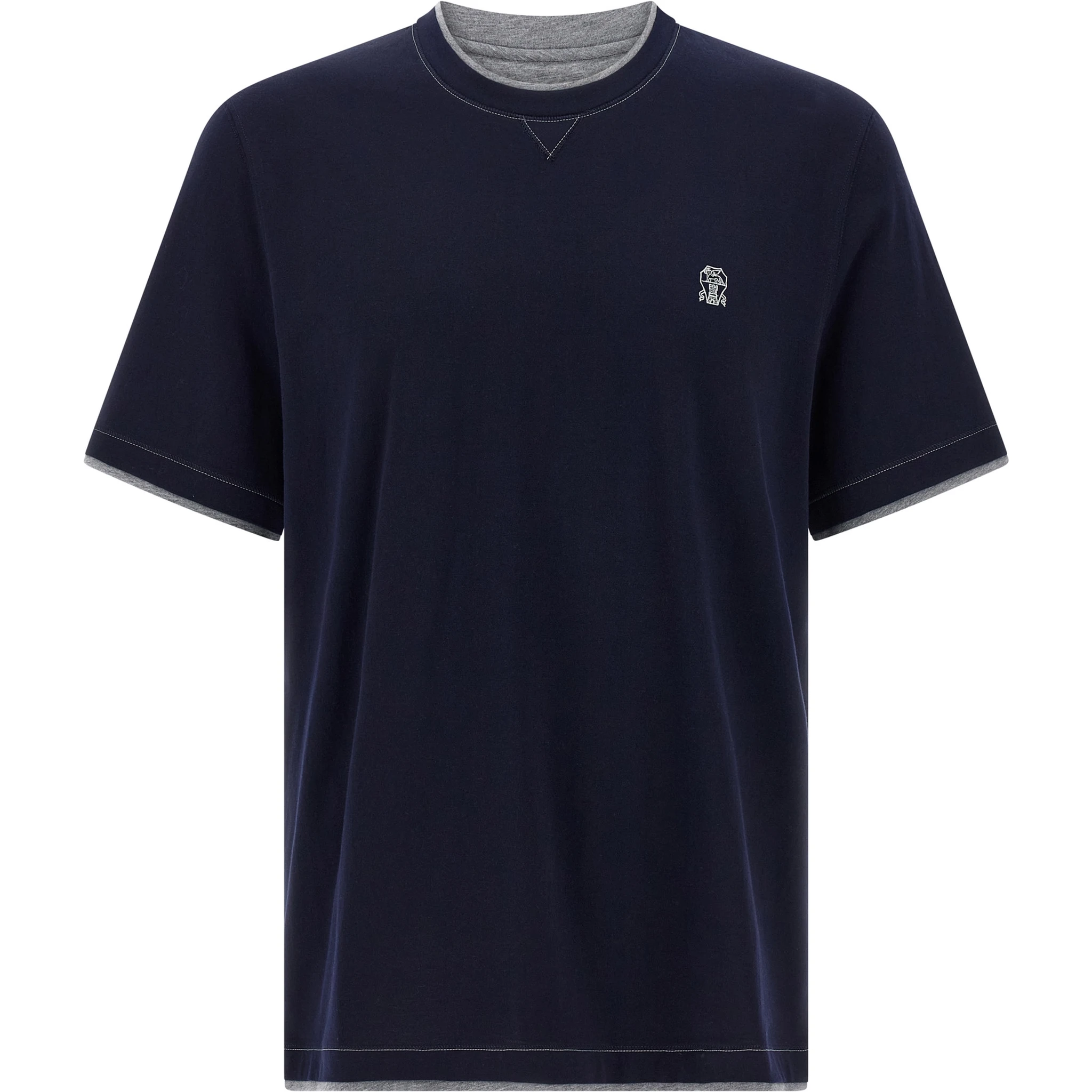 Blue Cotton T-Shirt