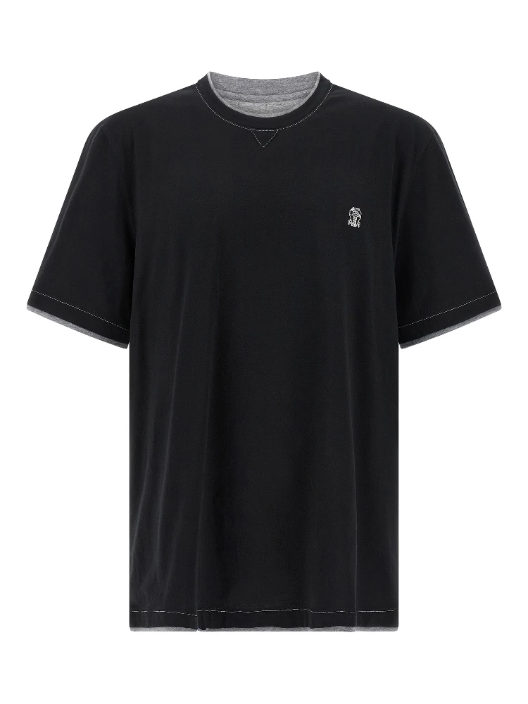 Black Cotton T-Shirt