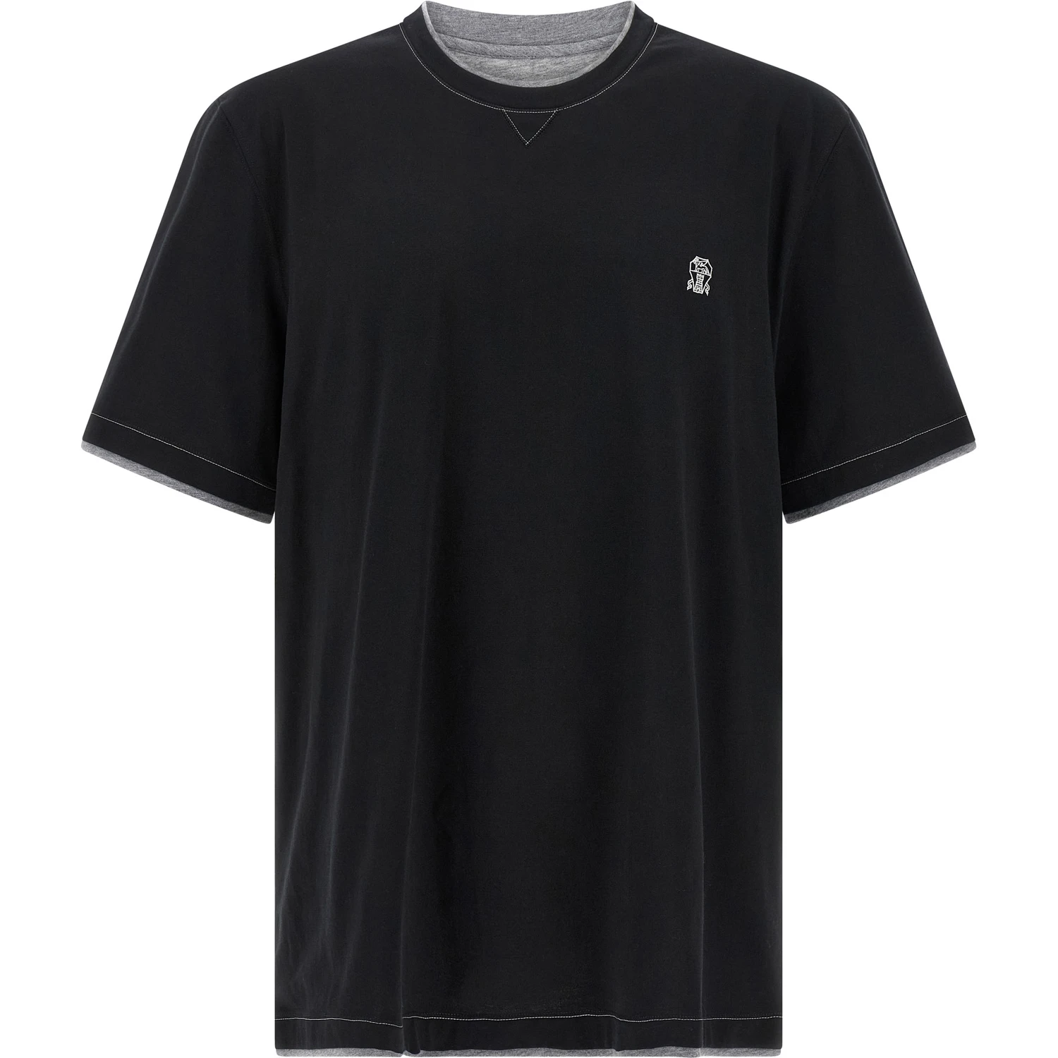 Black Cotton T-Shirt