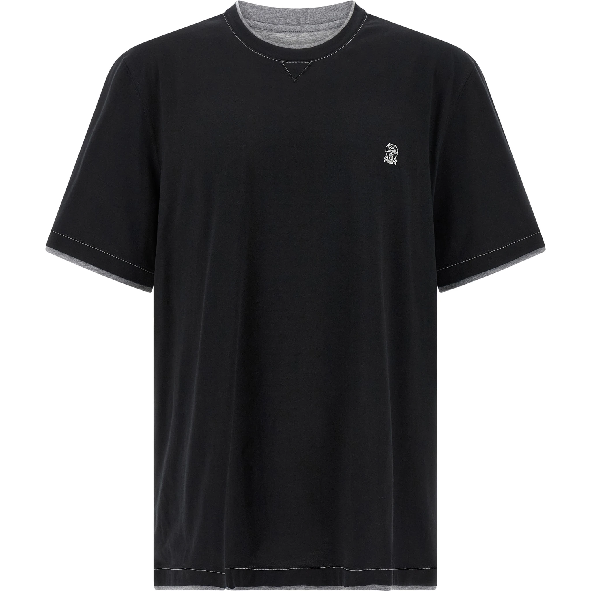 Black Cotton T-Shirt
