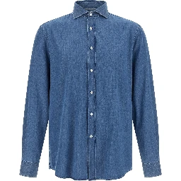 Blue Cotton Blouse