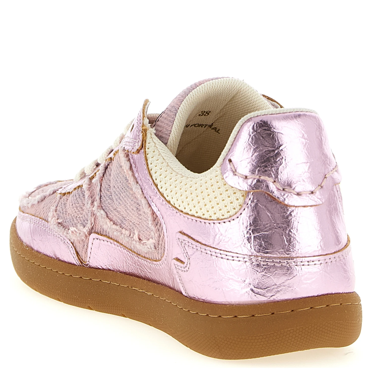 Multicolor Polyethylene Low Top Sneakers