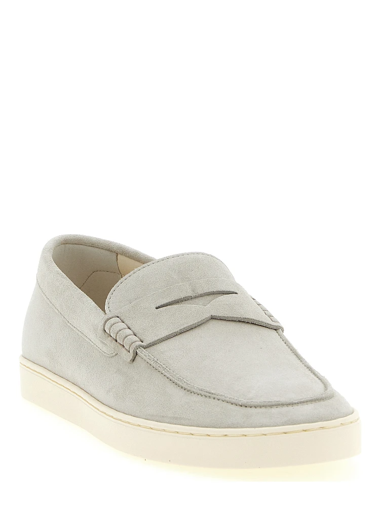 Gray Calfskin Slip-On Loafers alternative