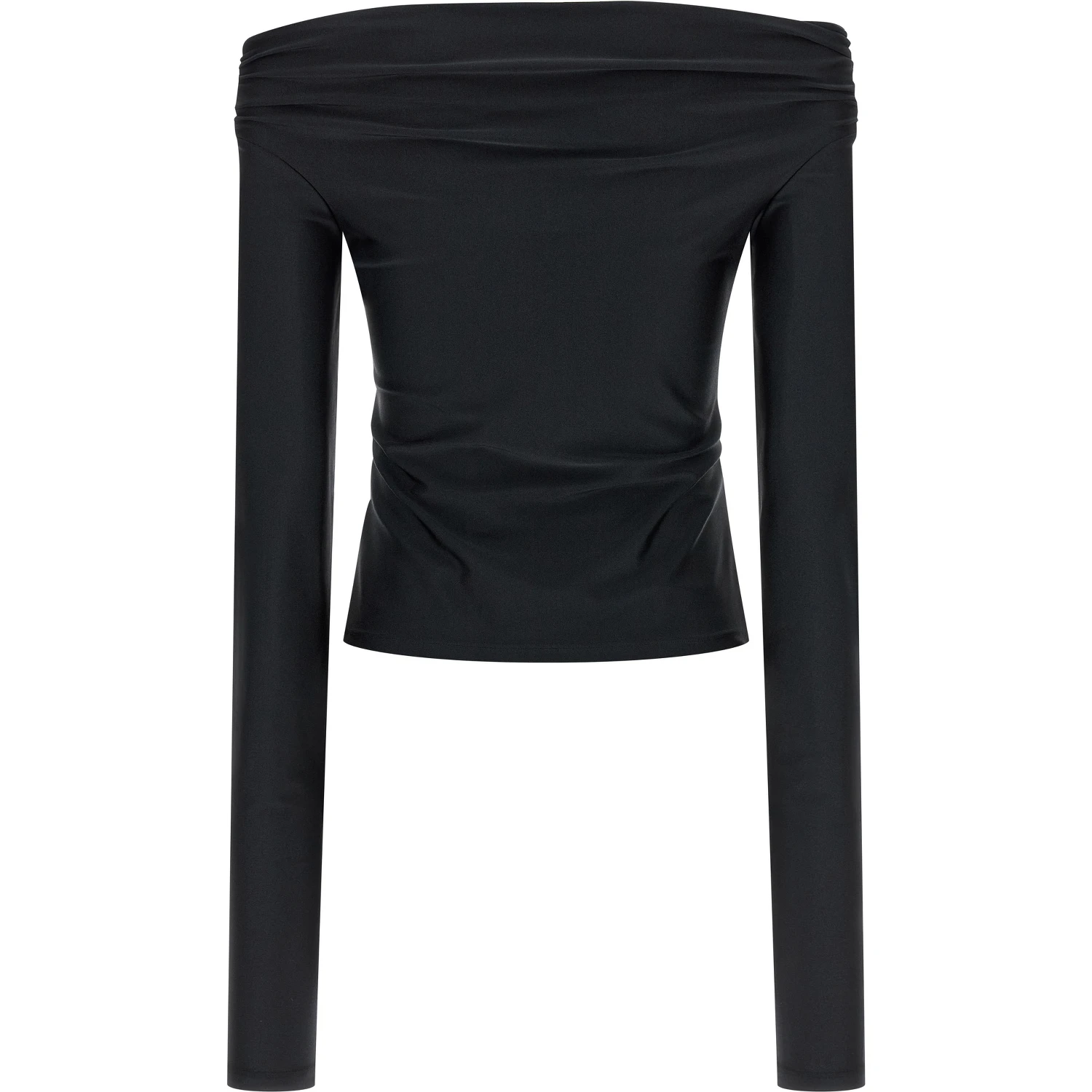 Black Polyamide Tank Tops
