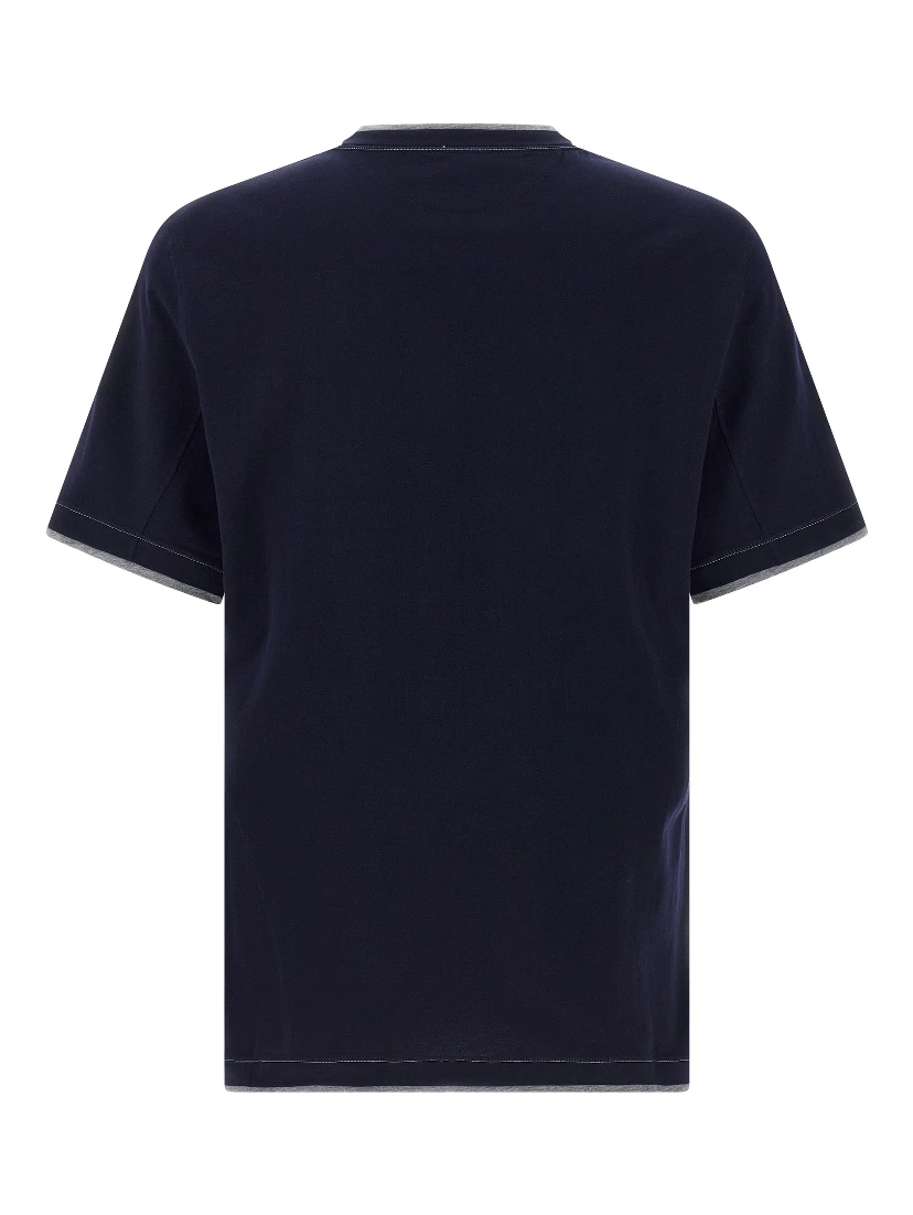 Blue Cotton T-Shirt