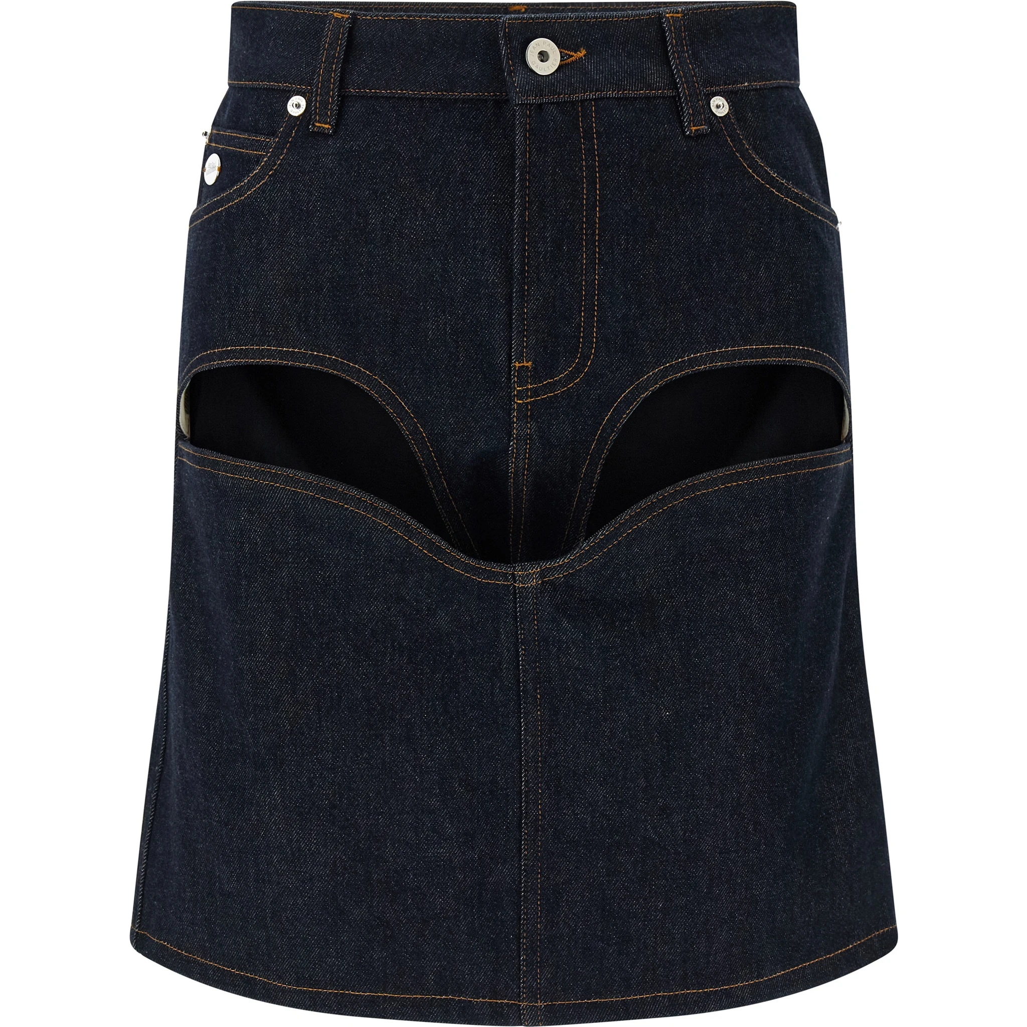 Blue Cotton Long Skirt
