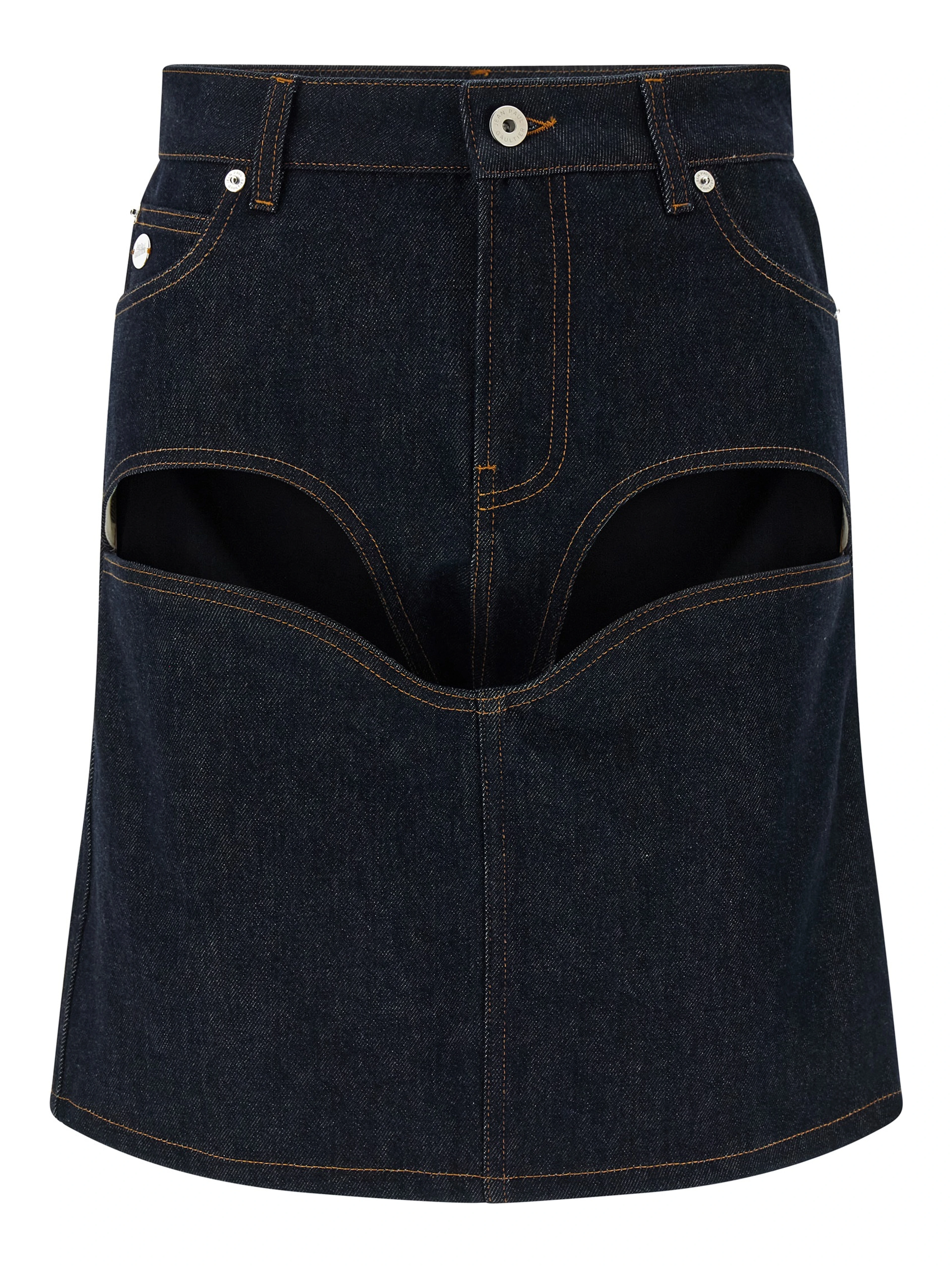 Blue Cotton Long Skirt