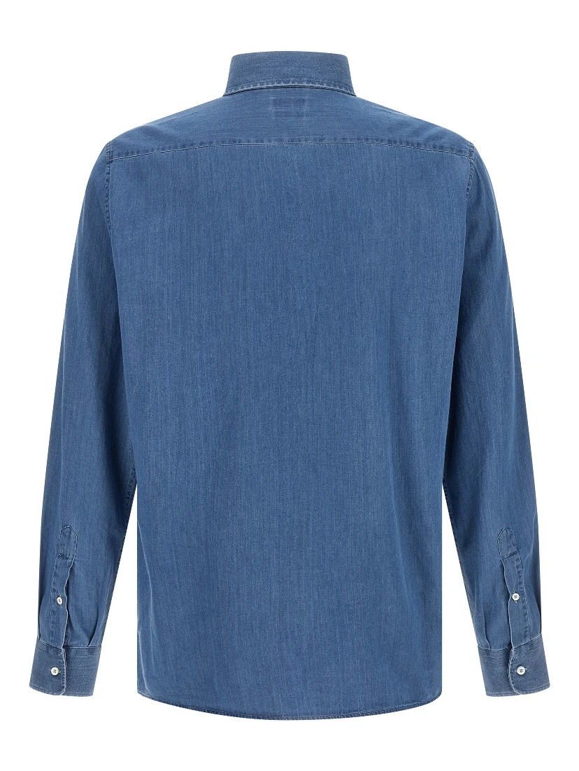 Blue Cotton Blouse