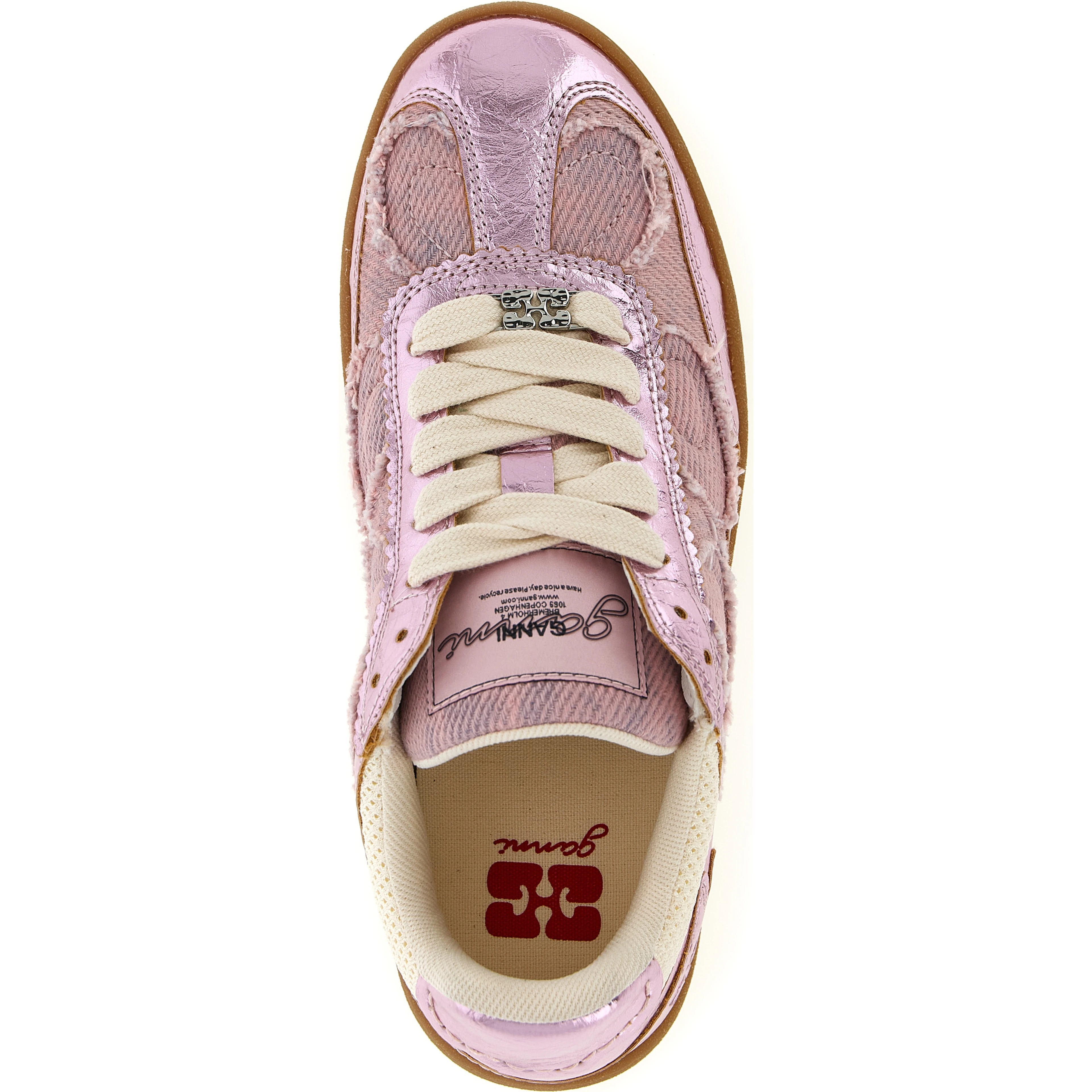 Multicolor Polyethylene Low Top Sneakers