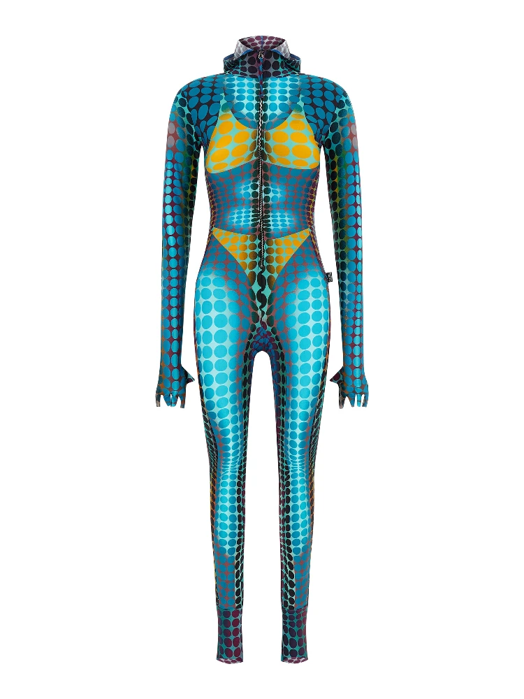 Multicolor Polyamide Jumpsuit