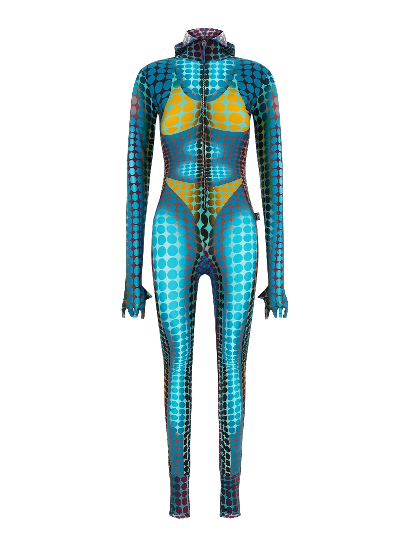 Multicolor Polyamide Jumpsuit