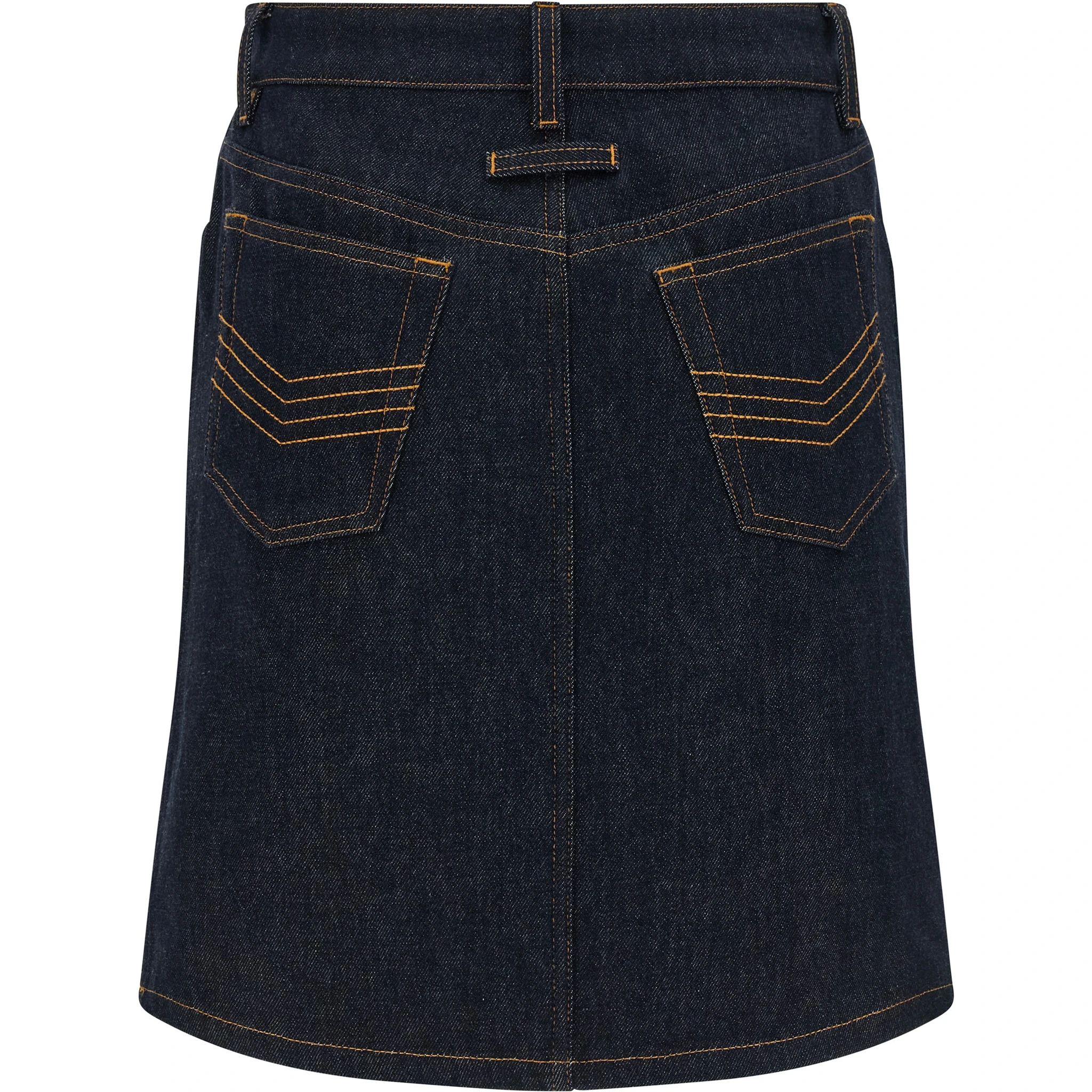 Blue Cotton Long Skirt