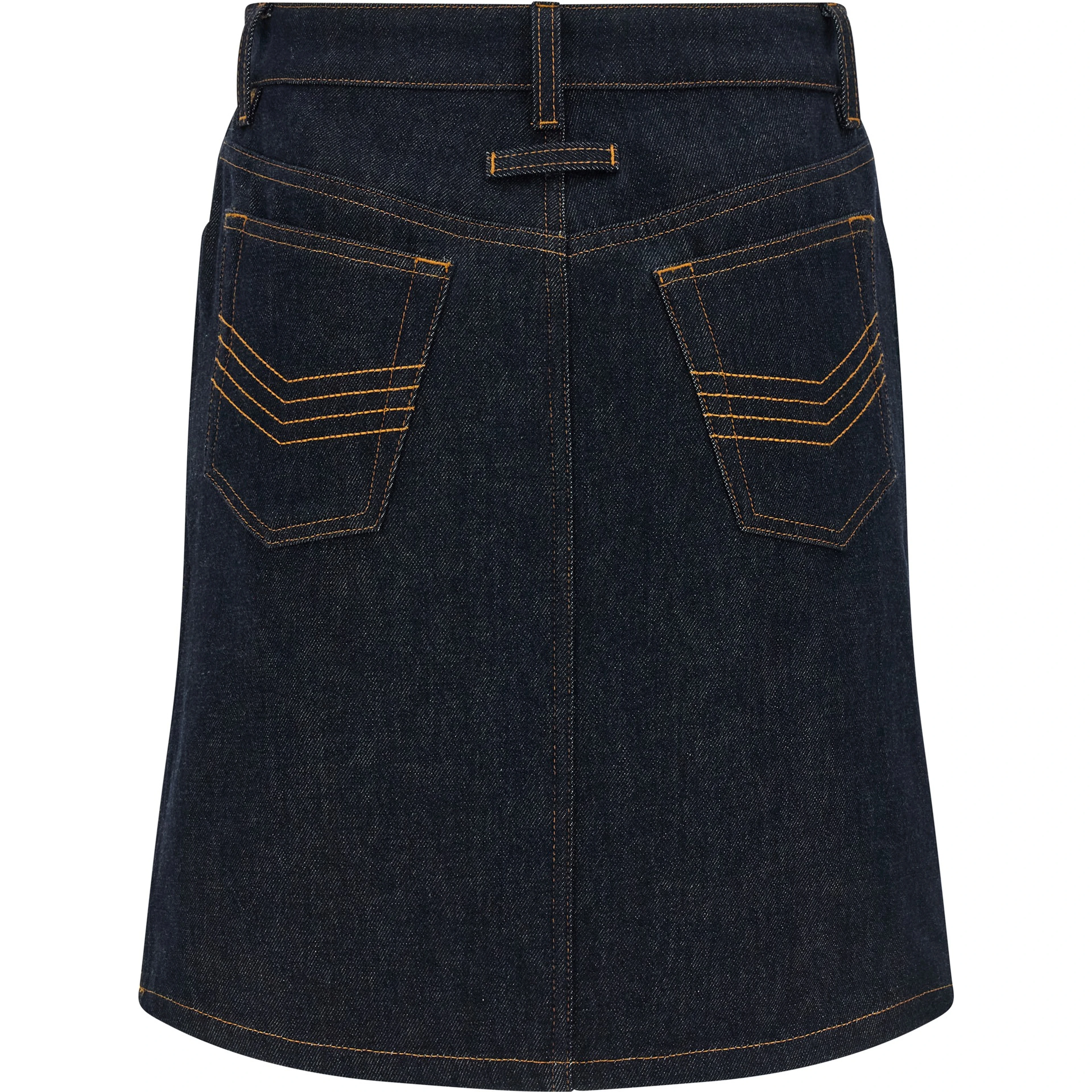 Blue Cotton Long Skirt