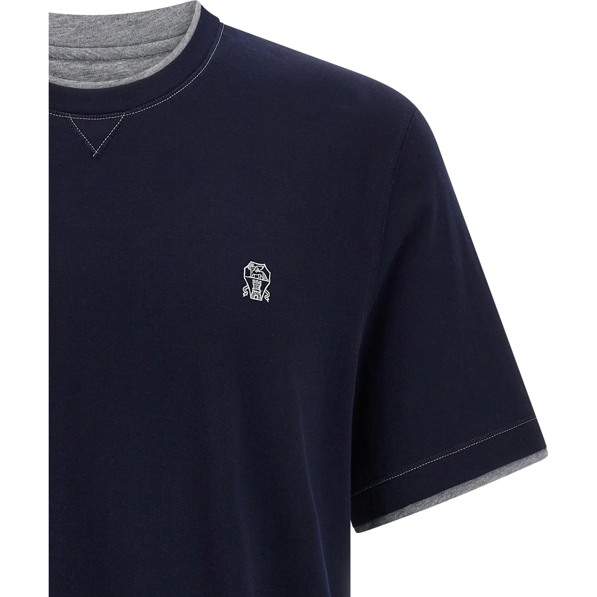 Blue Cotton T-Shirt