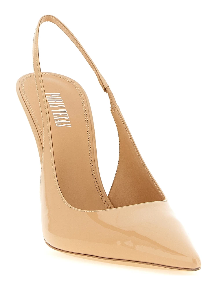 Beige Calfskin High Heel Pumps alternative