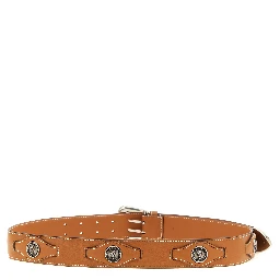 Brown Calfskin Regular Belt