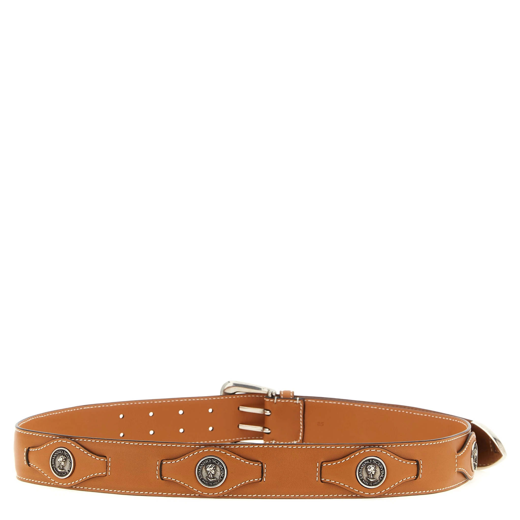 Brown Calfskin Regular Belt
