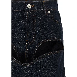 Blue Cotton Long Skirt