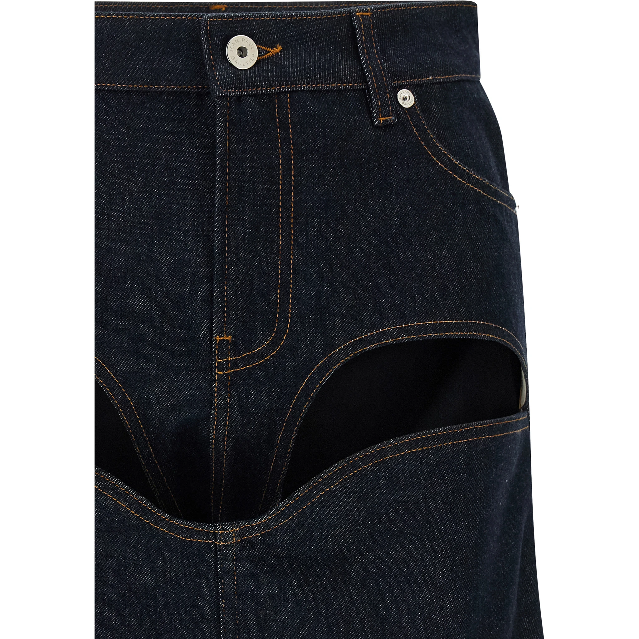 Blue Cotton Long Skirt